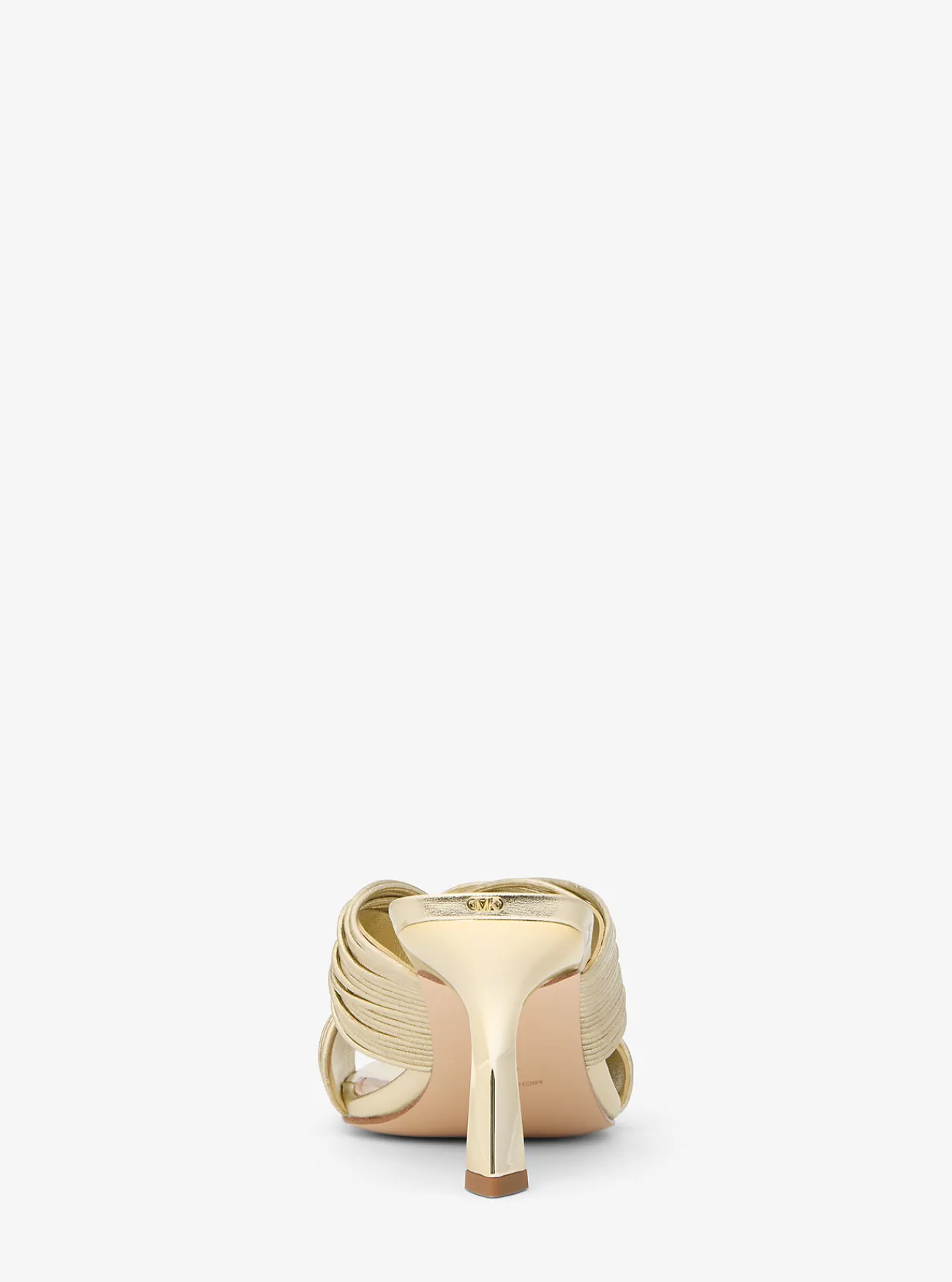 Michael Kors Muiltje Alessia met metallic afwerking LICHTGOUD Discount