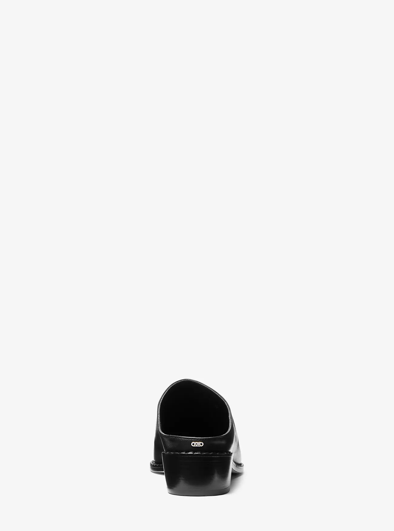 Michael Kors Muiltje Nash van leer met studs ZWART New