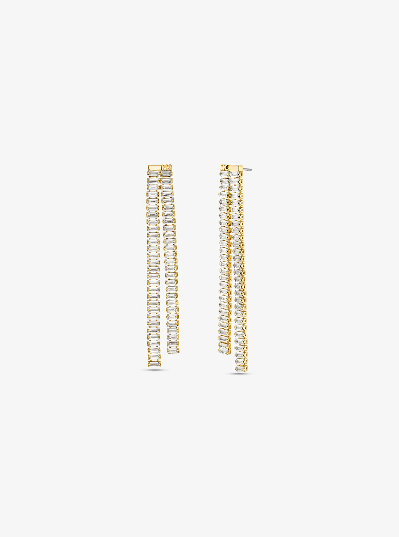 Michael Kors Oorhangers van messing met plating met edelmetaal GOUD New