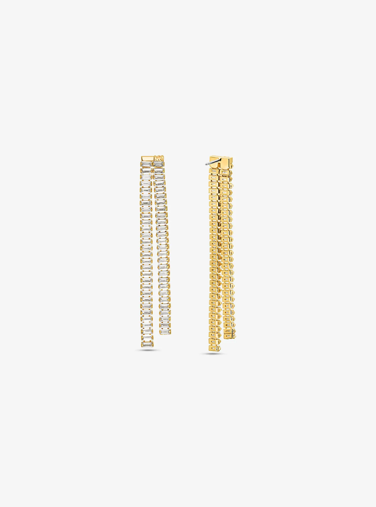 Michael Kors Oorhangers van messing met plating met edelmetaal GOUD New