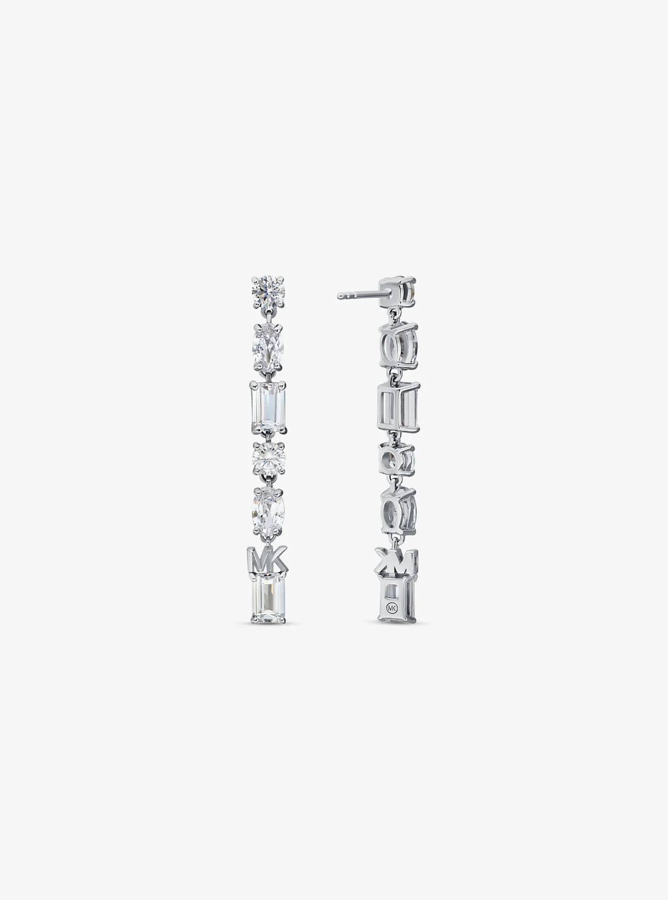 Michael Kors Oorhangers van sterling met platering met edelmetaal en siersteentjes ZILVER Hot