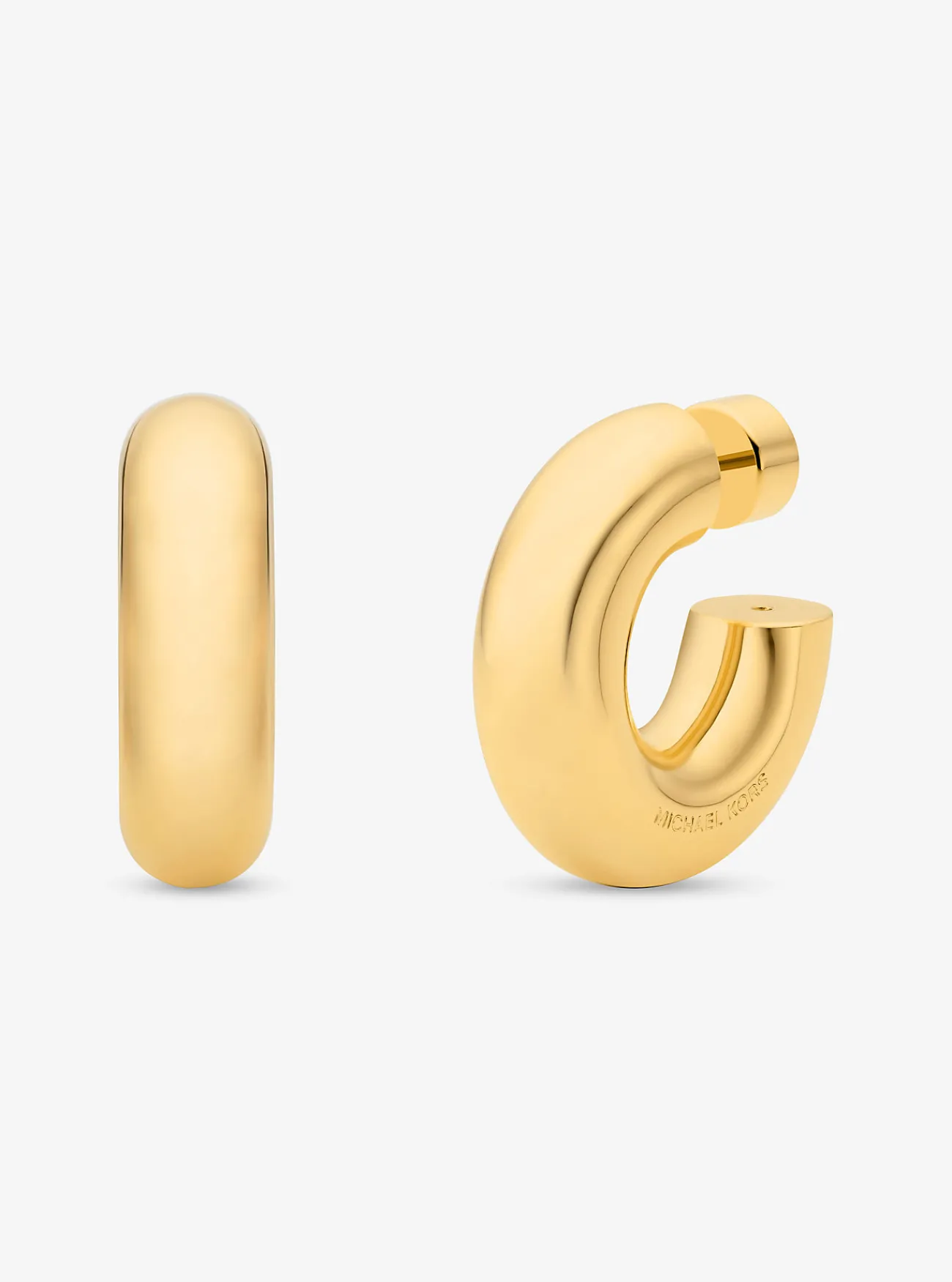 Michael Kors Oorringen van messing met plating met edelmetaal, klein GOUD Best