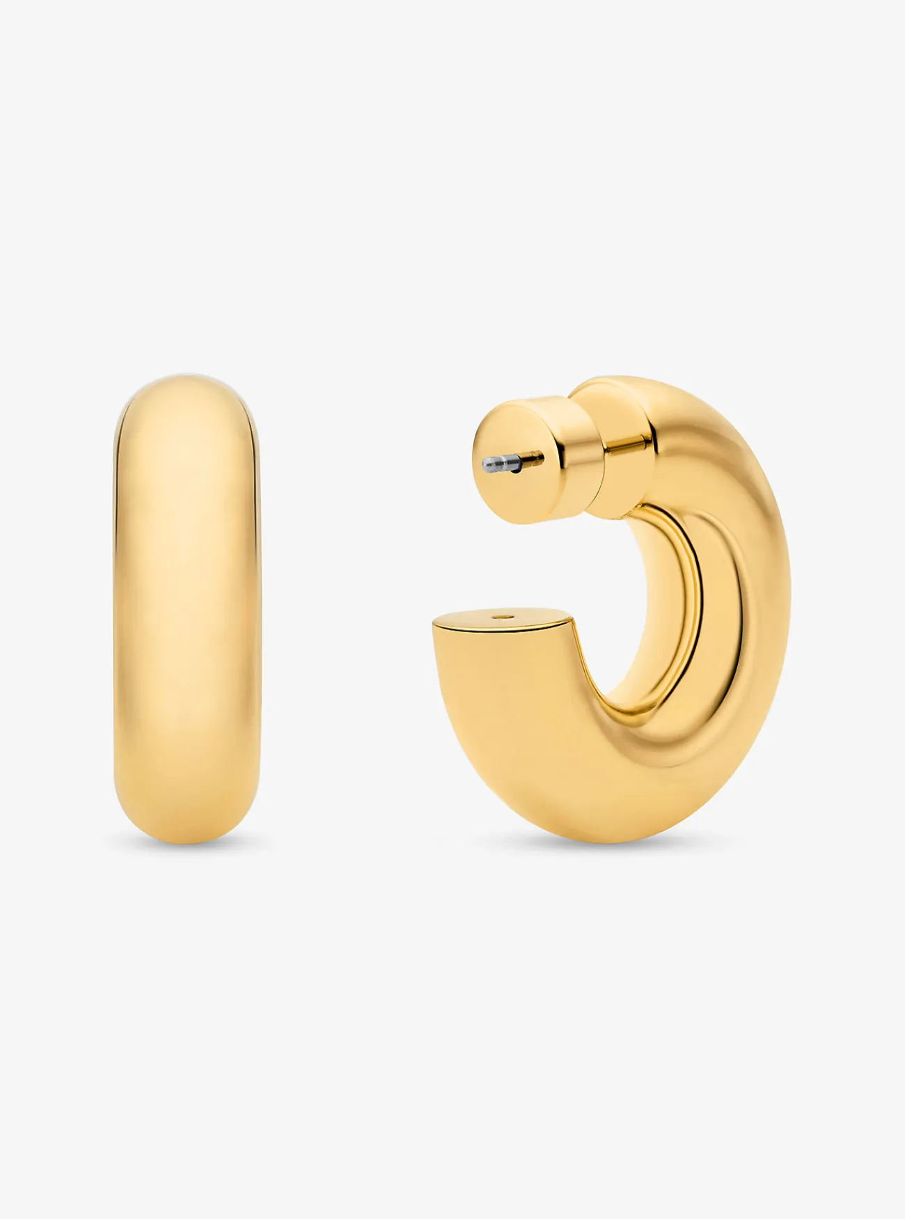 Michael Kors Oorringen van messing met plating met edelmetaal, klein GOUD Best