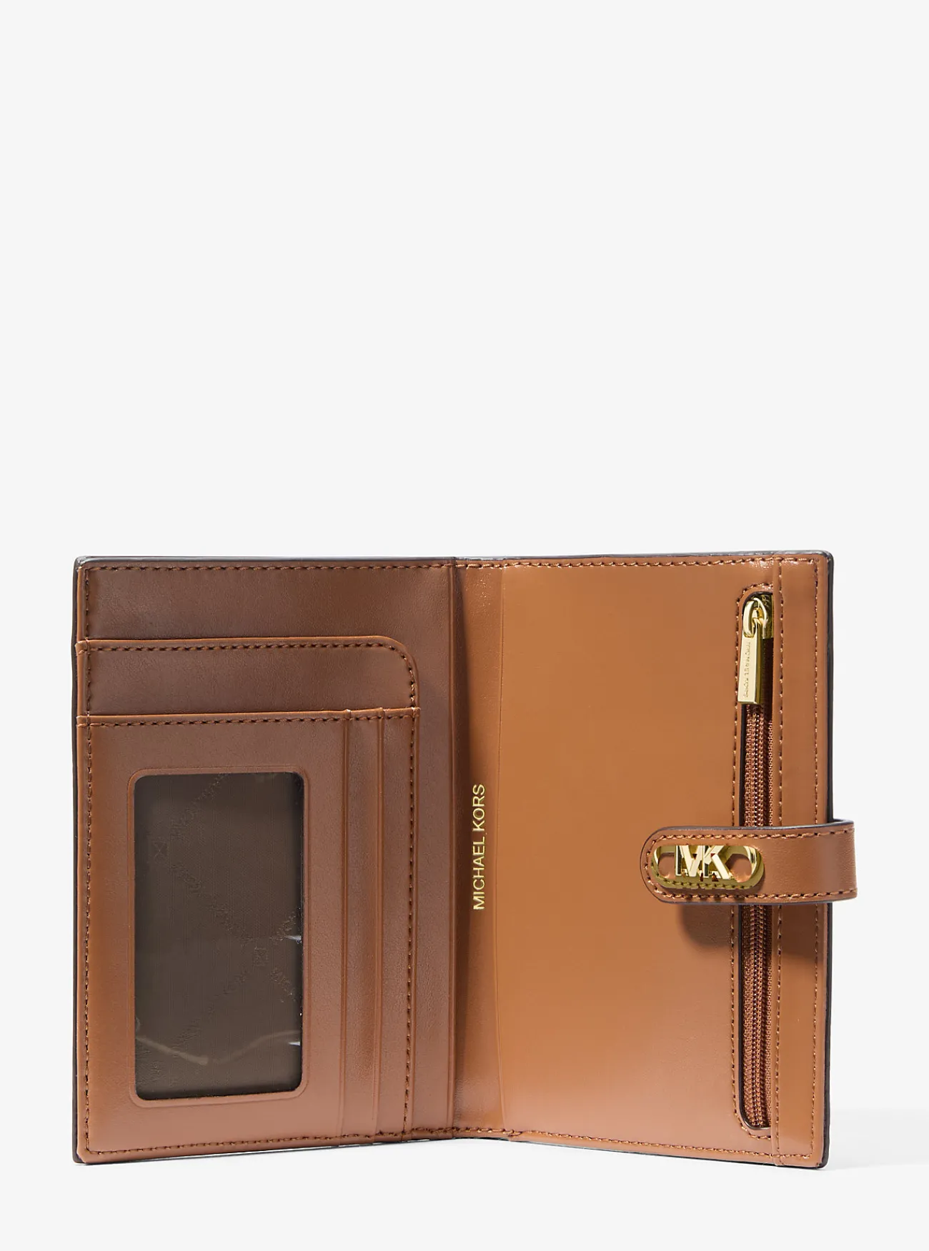 Michael Kors Paspoortetui met kenmerkend Empire-logo, middelgroot Clearance