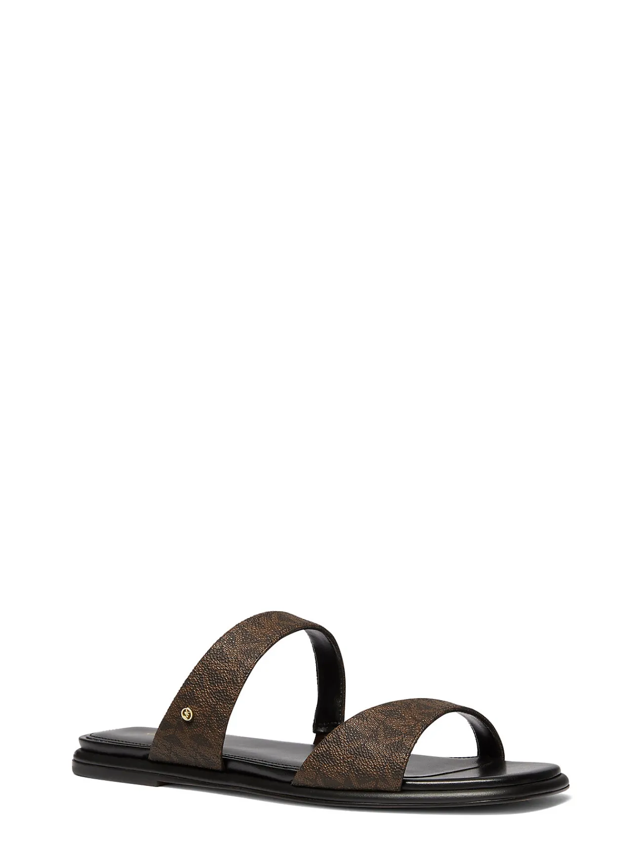 Michael Kors Platte sandaal Jaida met kenmerkend logo New