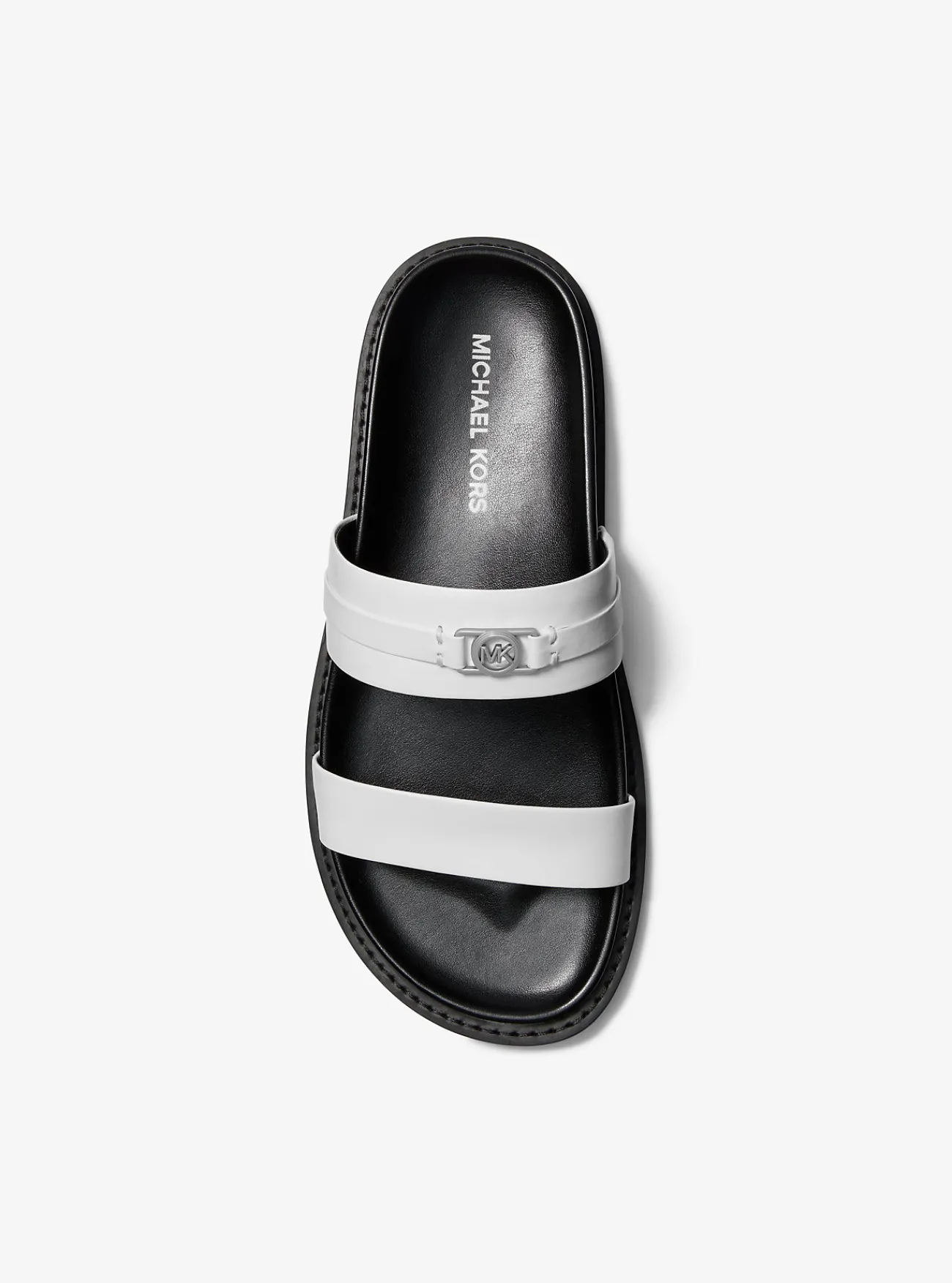 Michael Kors Platte slipper Mandy van leer OPTISCHWIT Best