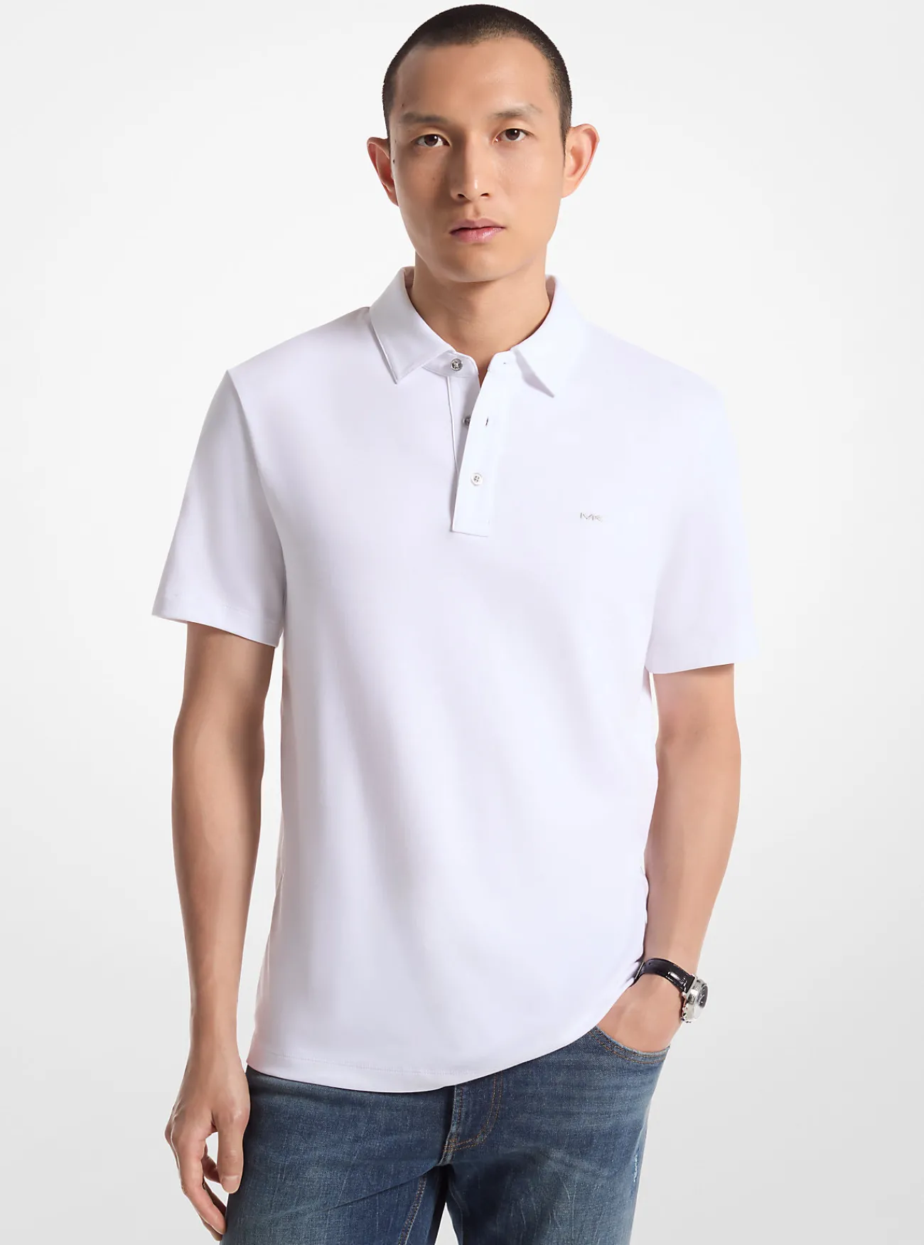 Michael Kors Poloshirt van katoen WIT Fashion