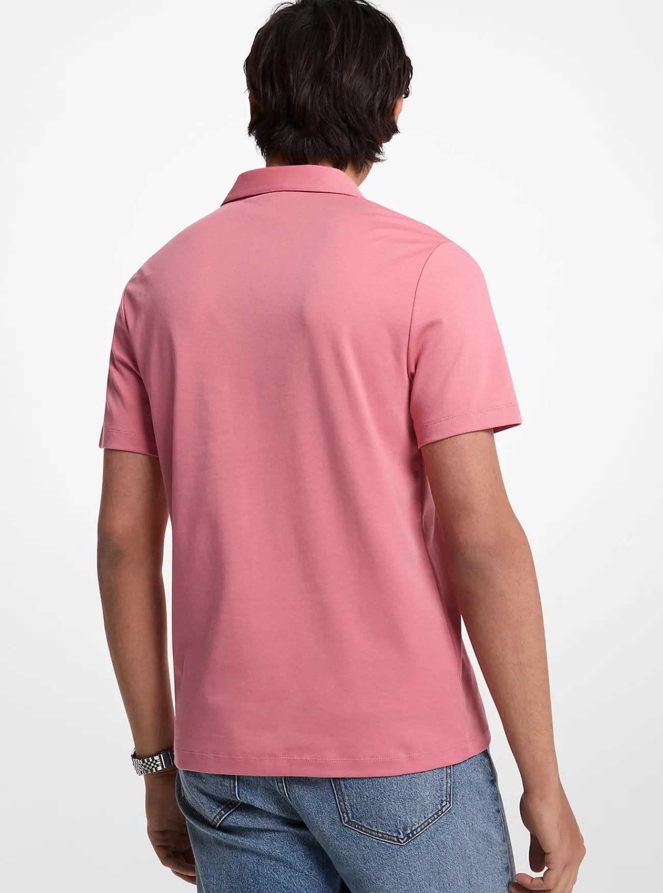 Michael Kors Poloshirt van katoen met geborduurd logo OUDROZE New