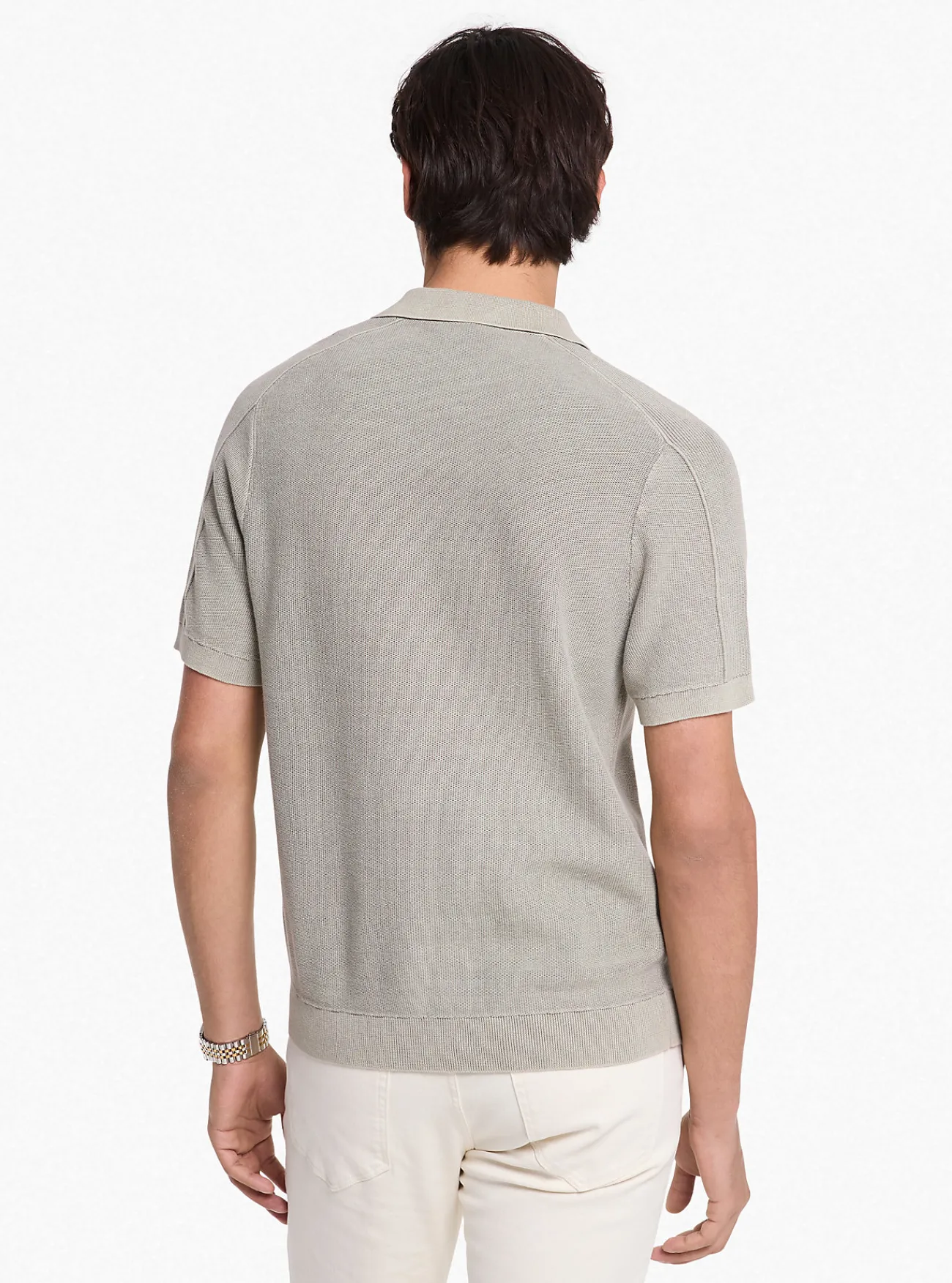 Michael Kors Poloshirt van linnen en katoen ZACHTSALIE New