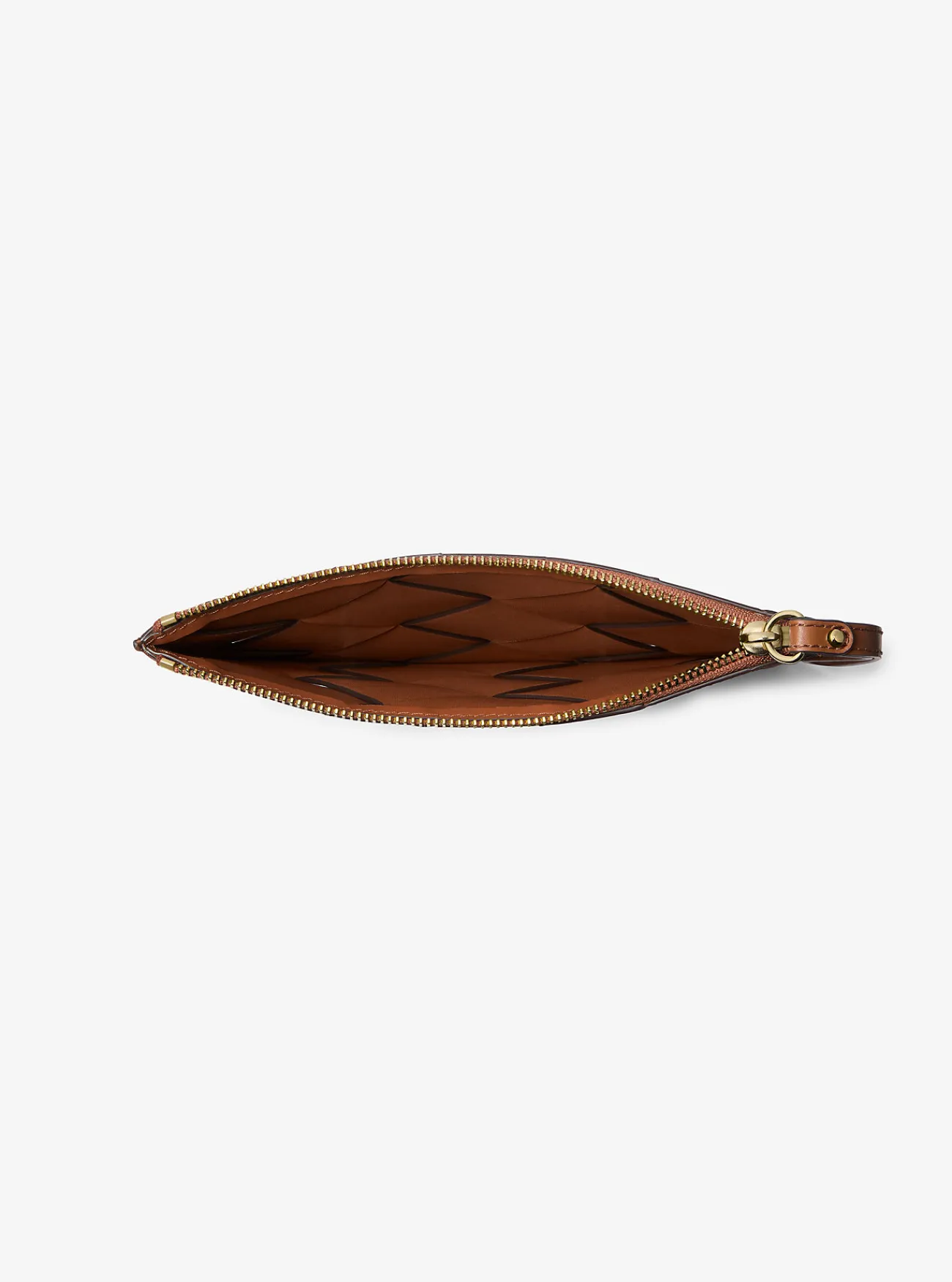 Michael Kors Polstasje Jet Set Travel van geweven leer, extra groot LUGGAGE Outlet