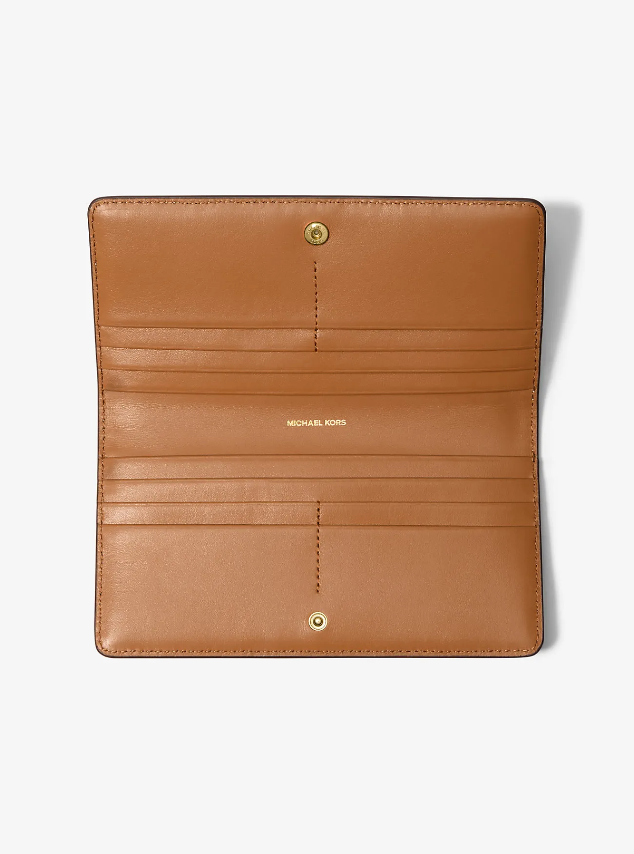 Michael Kors Portefeuille Bryant met kenmerkend logo en drukknoop, groot Online