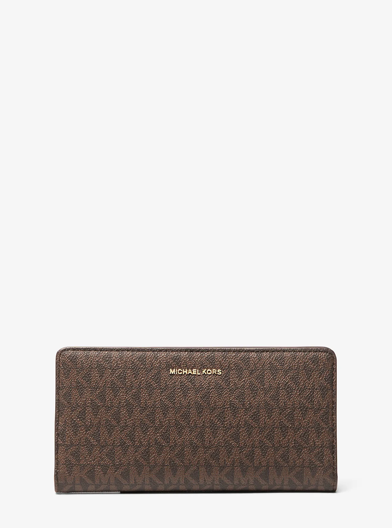 Michael Kors Portefeuille Bryant met kenmerkend logo en drukknoop, groot Sale