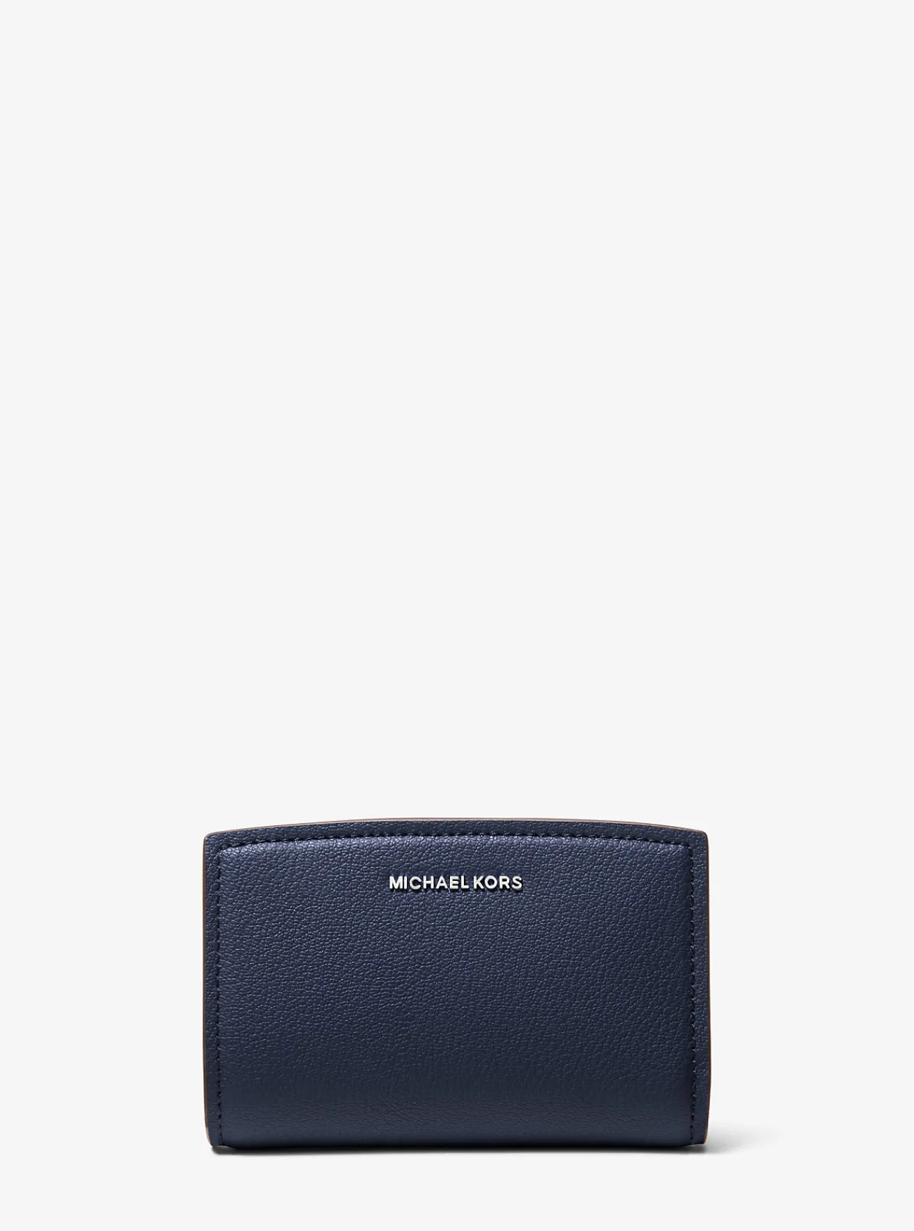 Michael Kors Portefeuille Bryant van getrommeld leer, middelgroot MARINEBLAUW Online