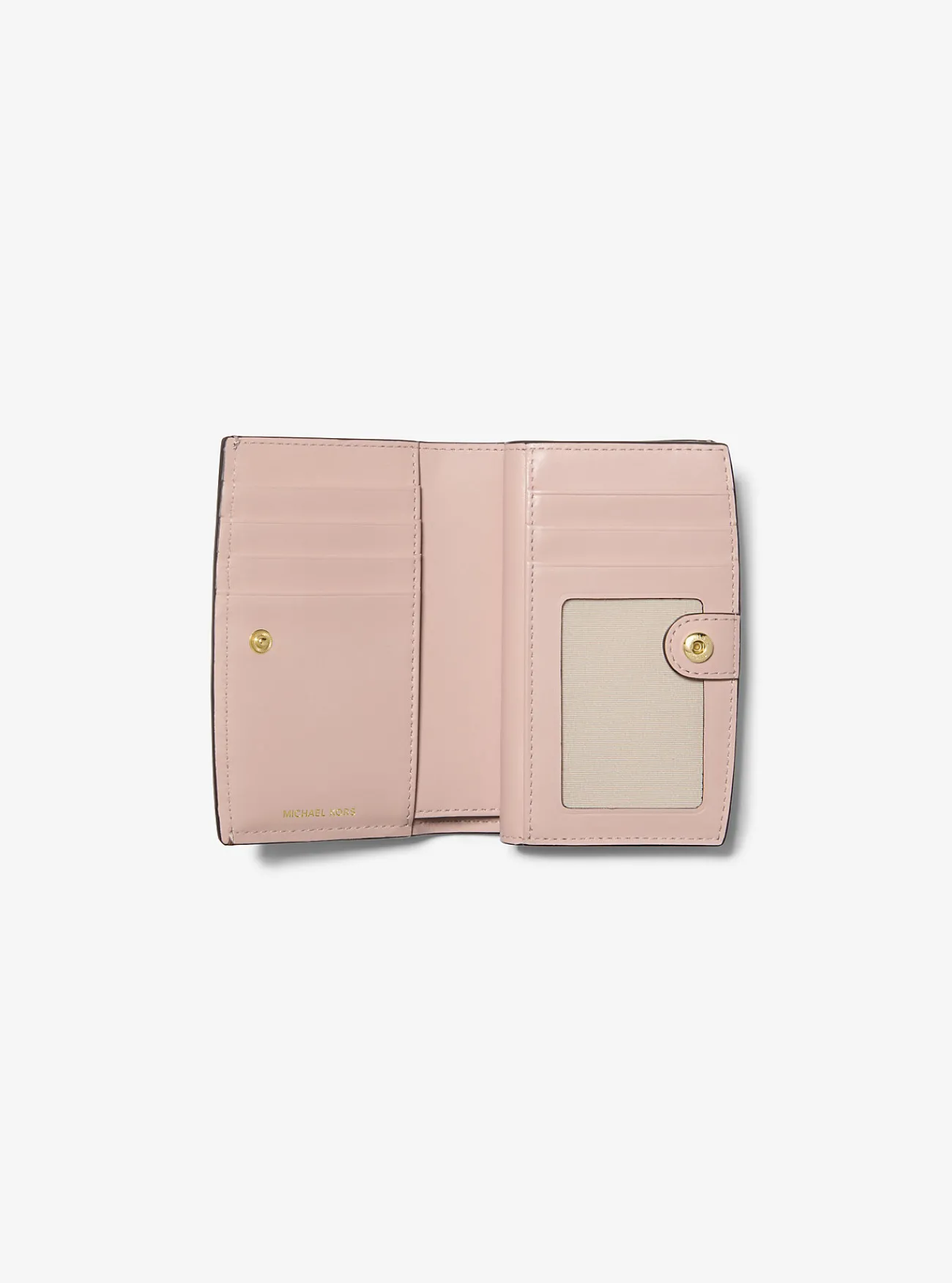 Michael Kors Portefeuille Bryant van getrommeld leer, middelgroot ZACHTROZE New