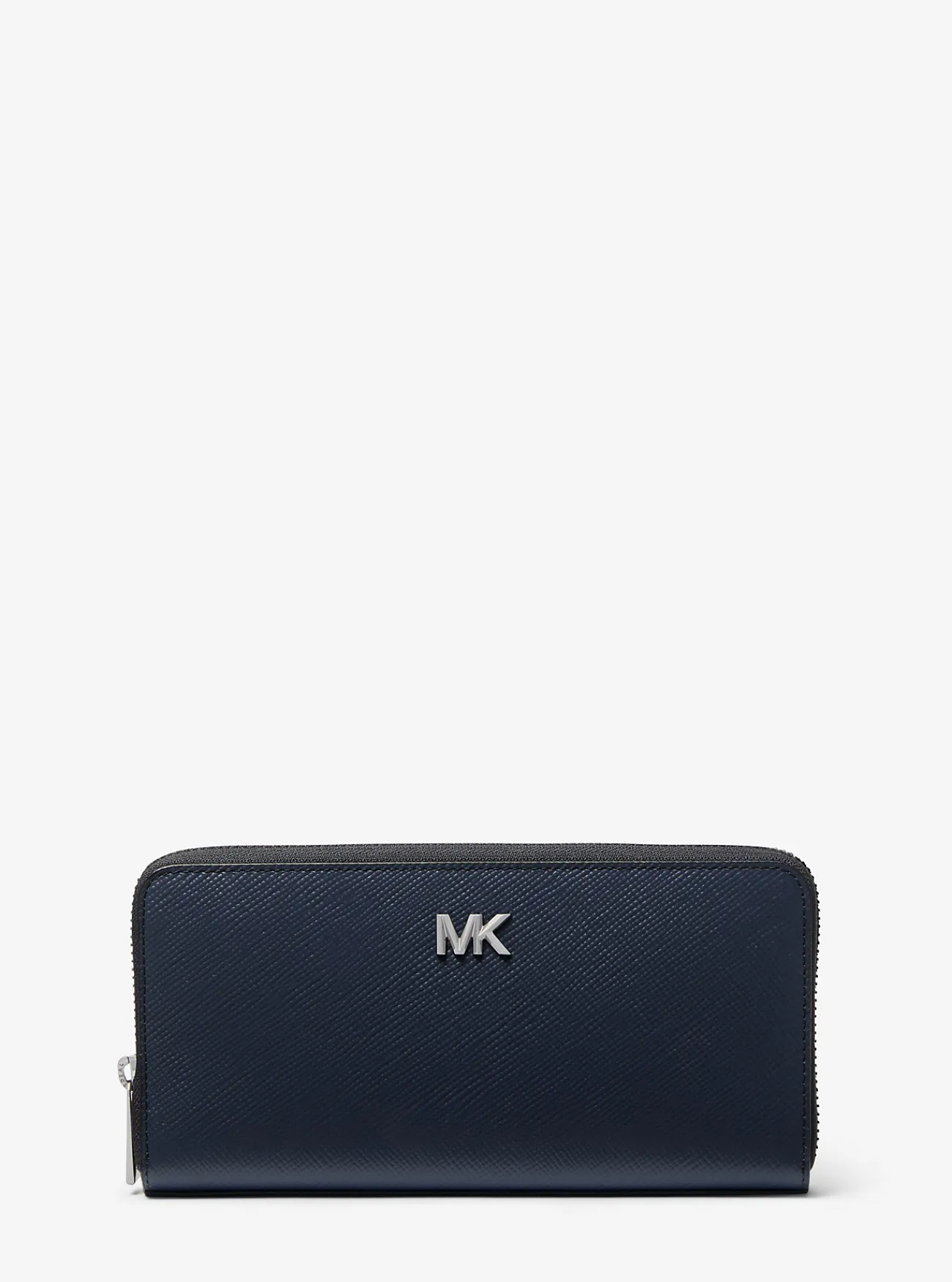 Michael Kors Portefeuille Edison van leer met ritssluiting rondom MARINEBLAUW Fashion