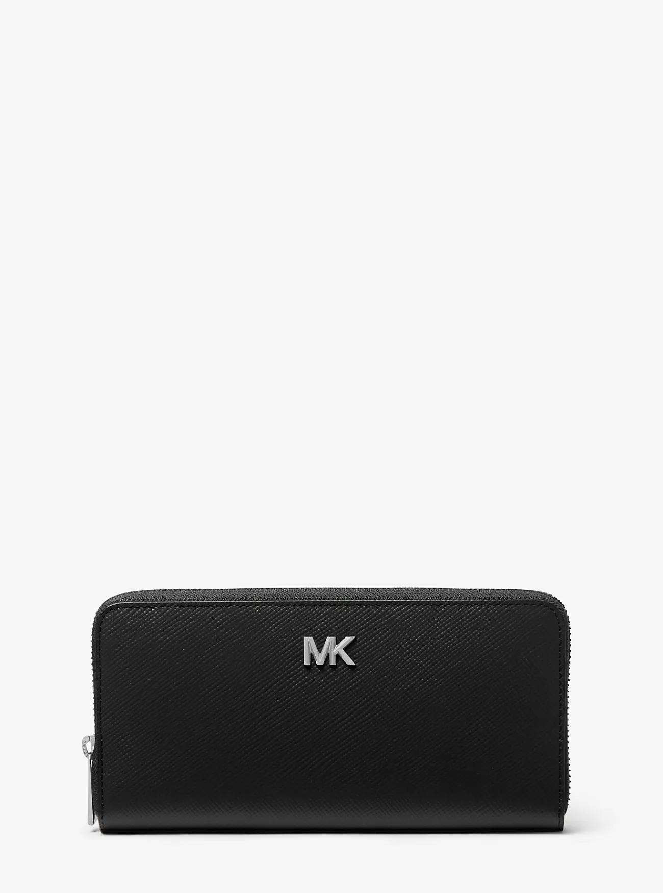 Michael Kors Portefeuille Edison van leer met ritssluiting rondom ZWART Best
