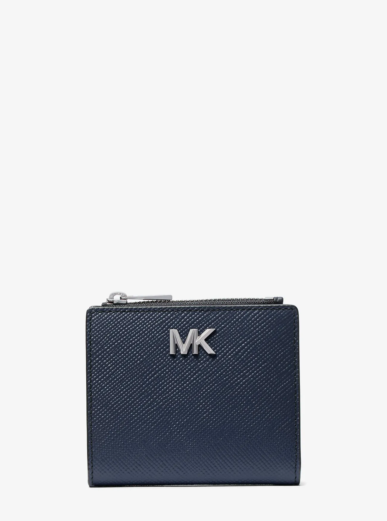 Michael Kors Portefeuille Edison van saffianoleer MARINEBLAUW Discount