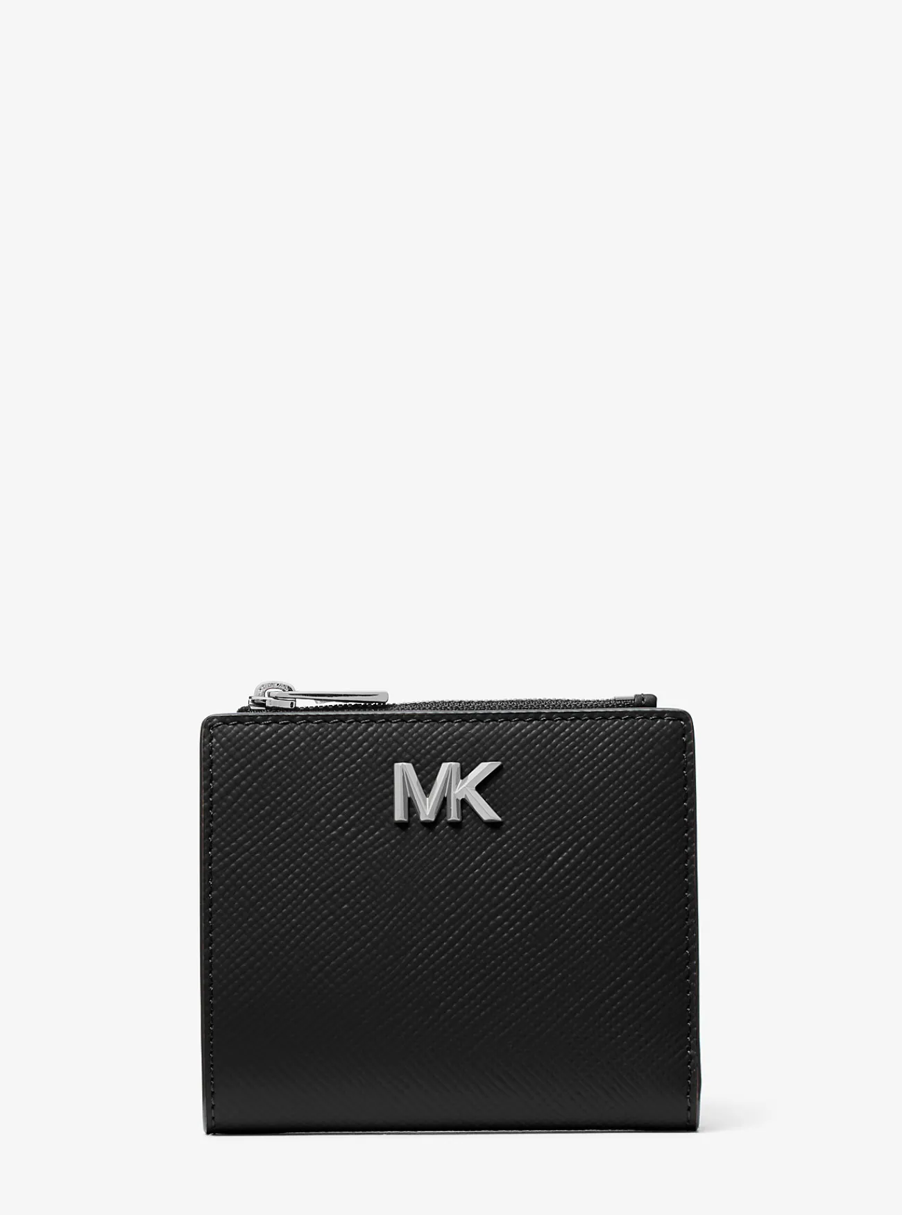 Michael Kors Portefeuille Edison van saffianoleer ZWART New