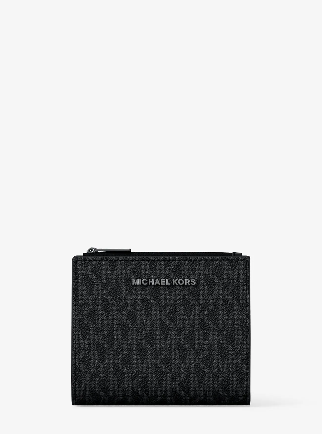 Michael Kors Portefeuille Hudson met kenmerkend logo ZWART Outlet