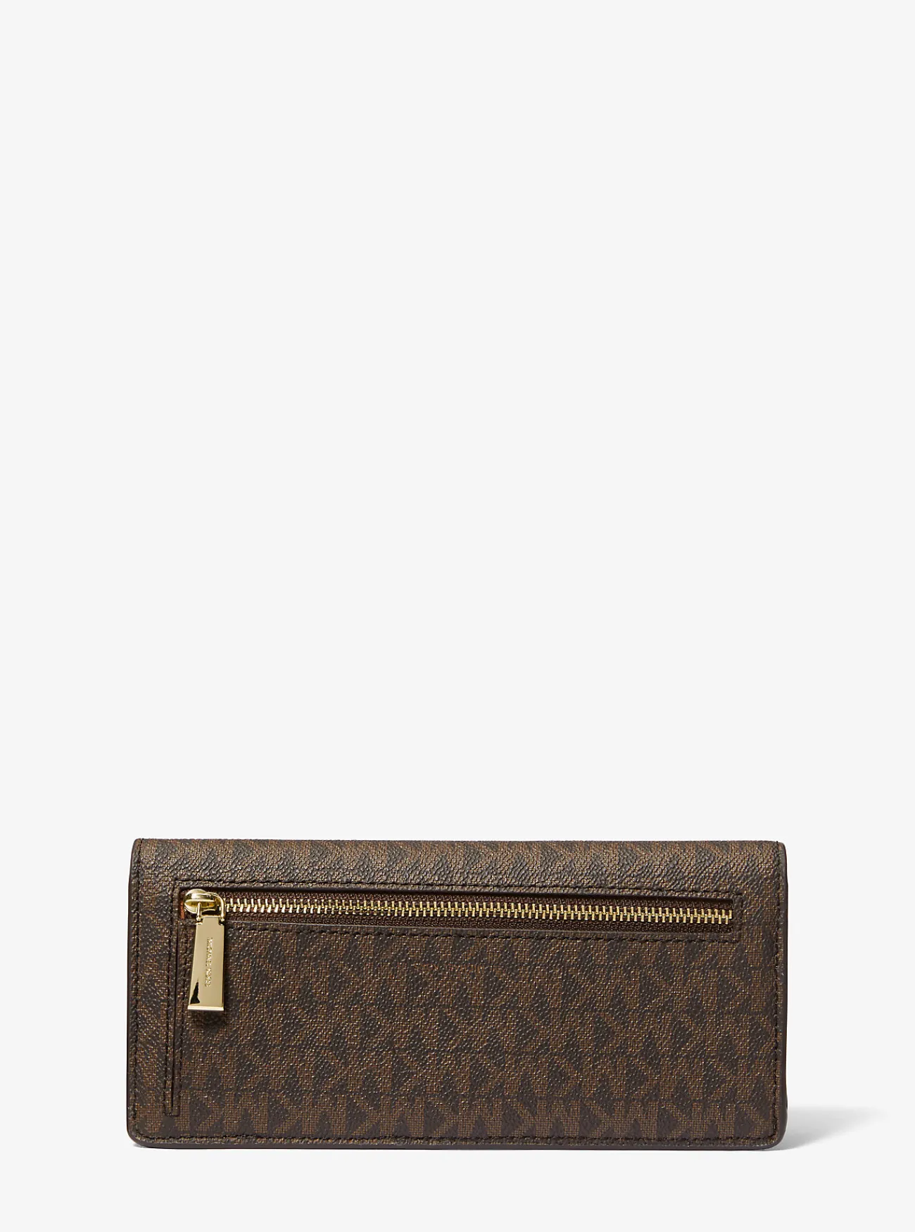 Michael Kors Portefeuille Jet Set met kenmerkend logo en flap met drukknoop, groot Sale