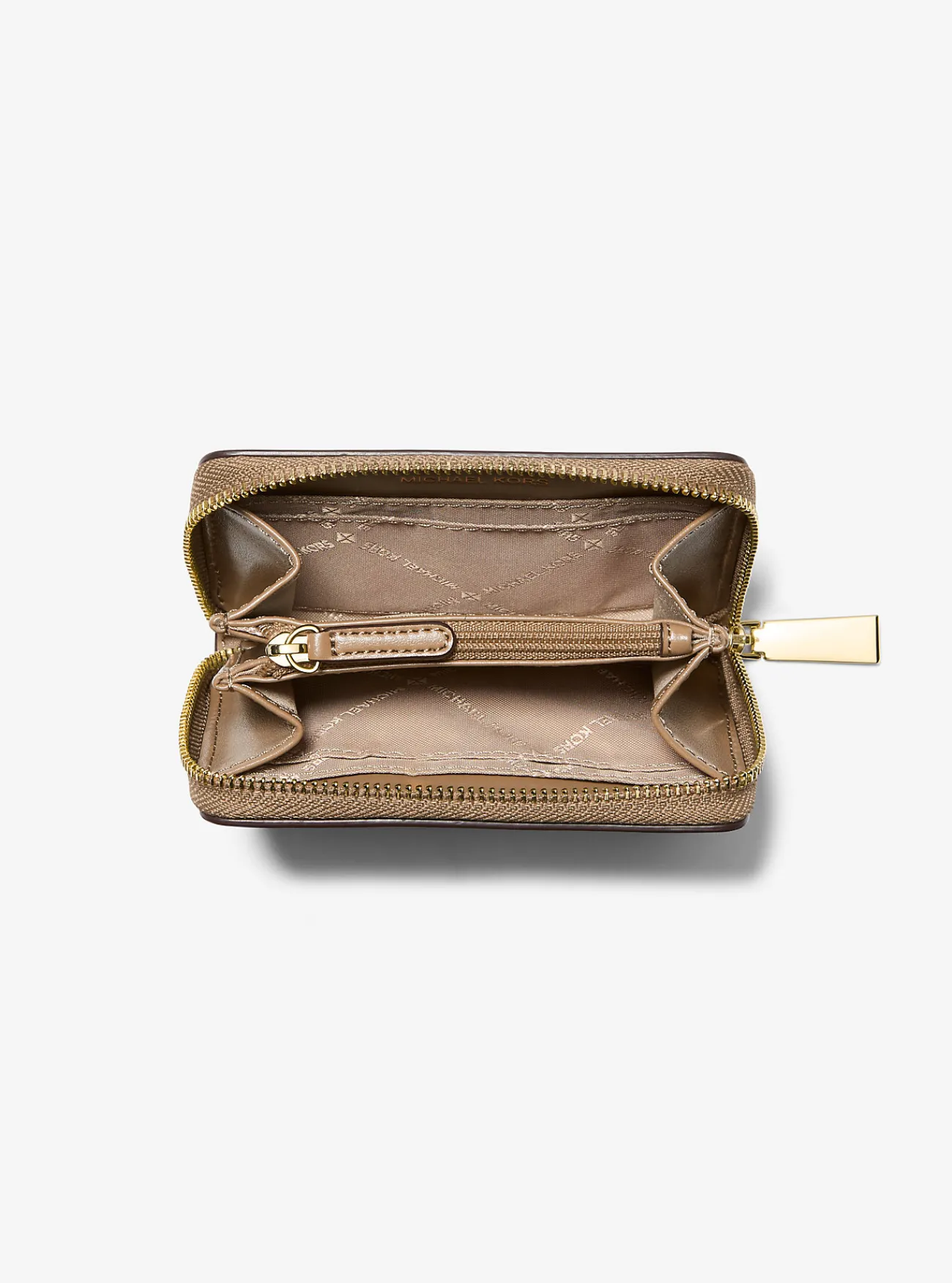 Michael Kors Portefeuille Jet Set met kenmerkend logo, klein KAF Best