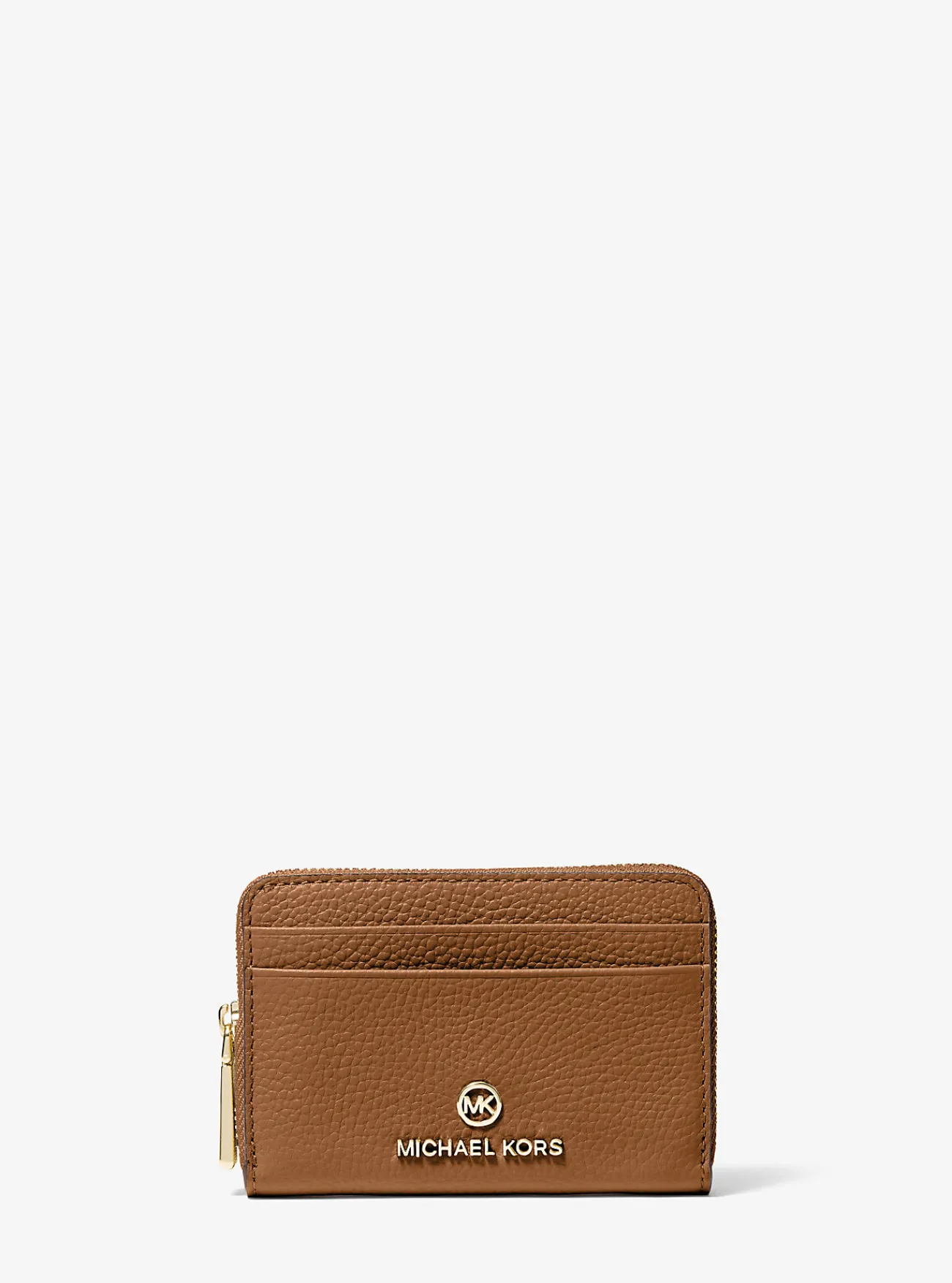 Michael Kors Portefeuille Jet Set van getrommeld leer, klein LUGGAGE New