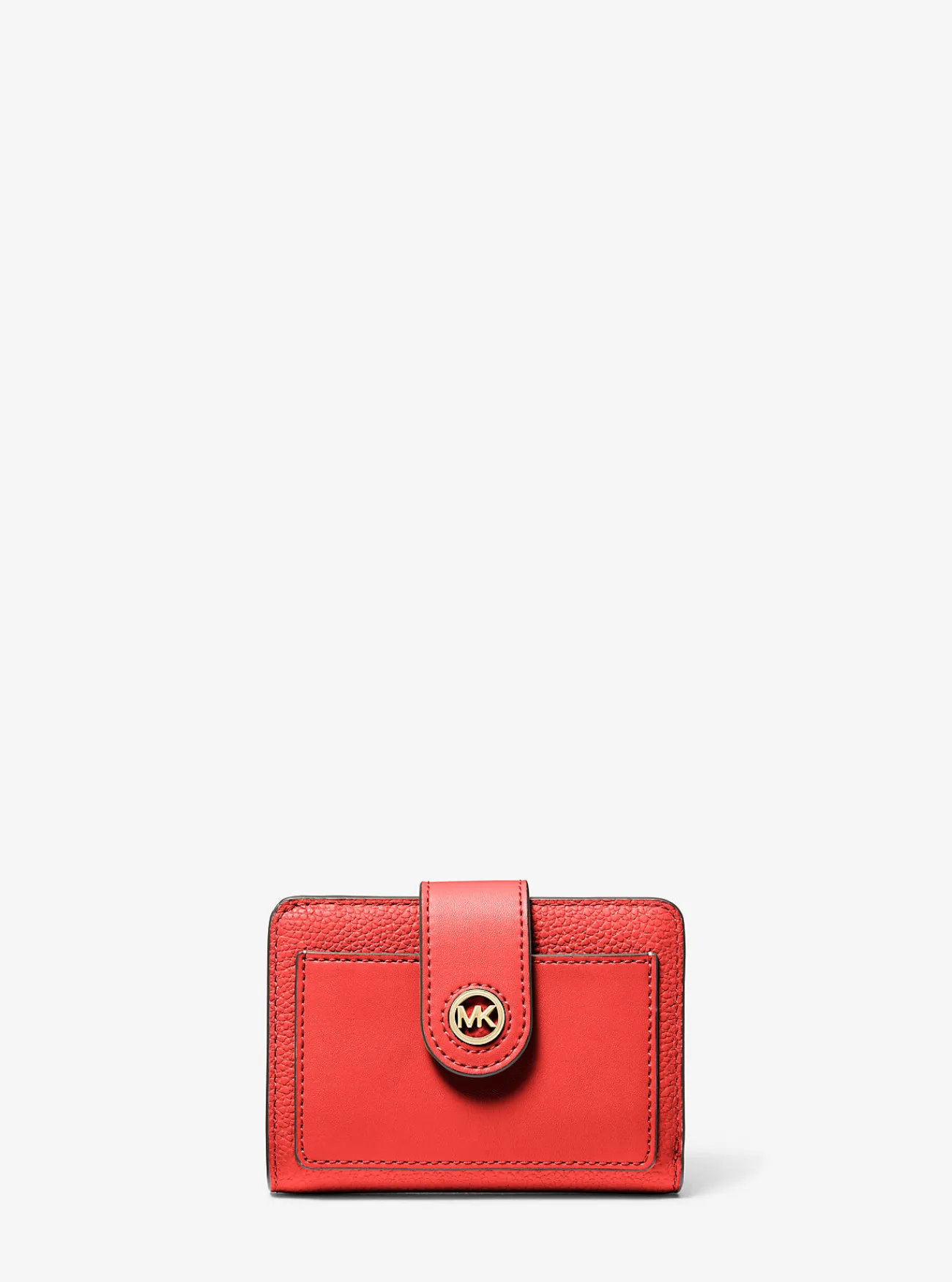 Michael Kors Portefeuille Mercer van leer, klein GEBRANDSIENNA Clearance