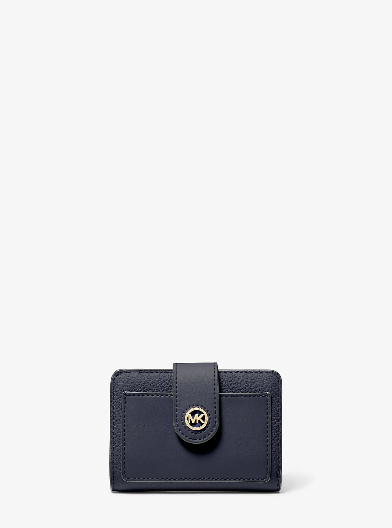 Michael Kors Portefeuille Mercer van leer, klein MARINEBLAUW Discount