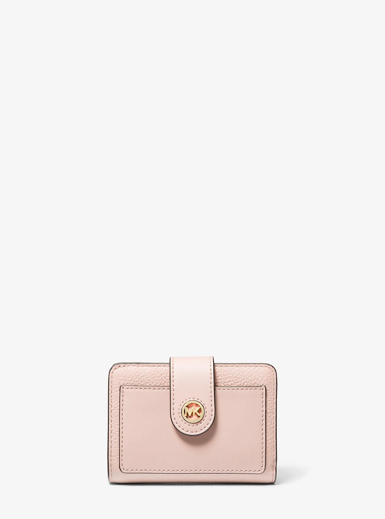 Michael Kors Portefeuille Mercer van leer, klein ZACHTROZE Outlet
