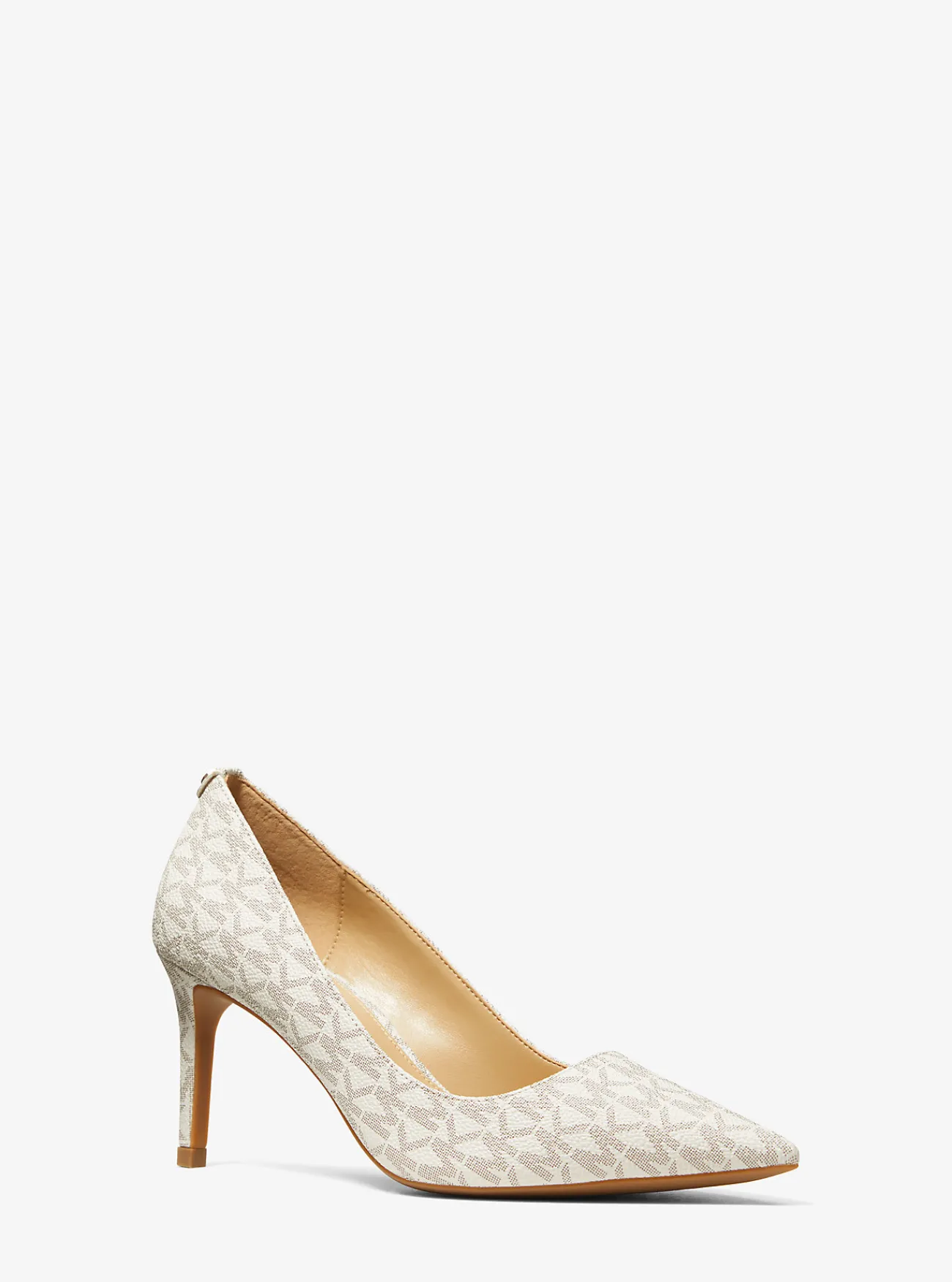 Michael Kors Pump Alina Flex met logo VANILLE Outlet