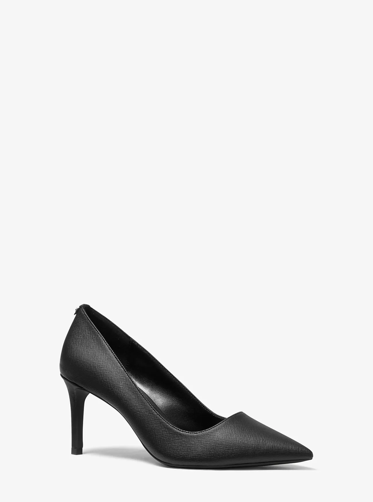 Michael Kors Pump Alina Flex van imitatie-saffianoleer ZWART New