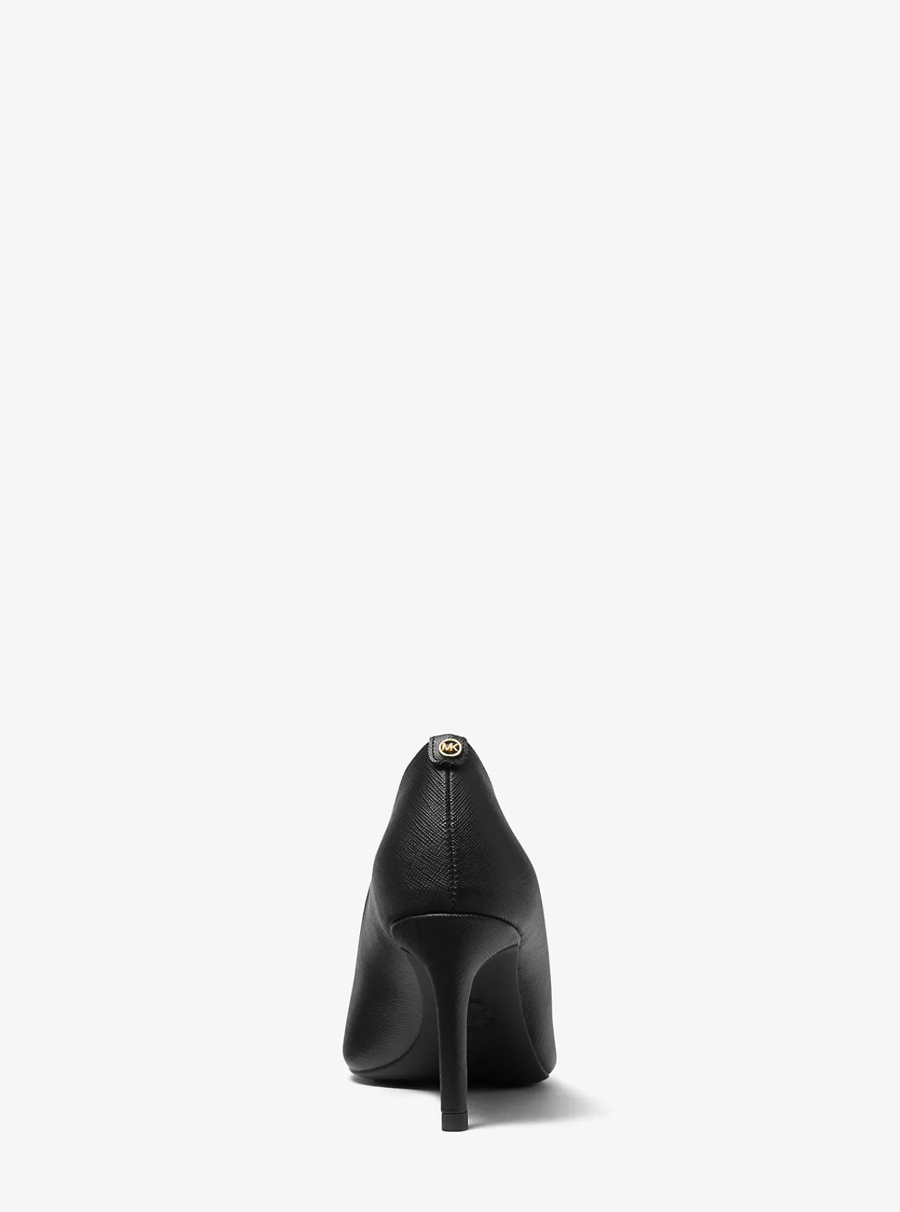 Michael Kors Pump Alina Flex van imitatie-saffianoleer ZWART New