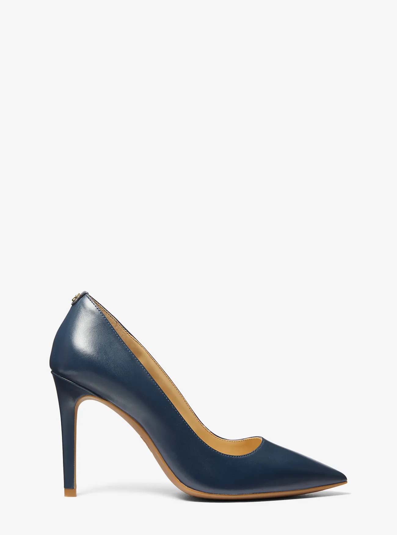 Michael Kors Pump Alina Flex van leer MARINEBLAUW Best