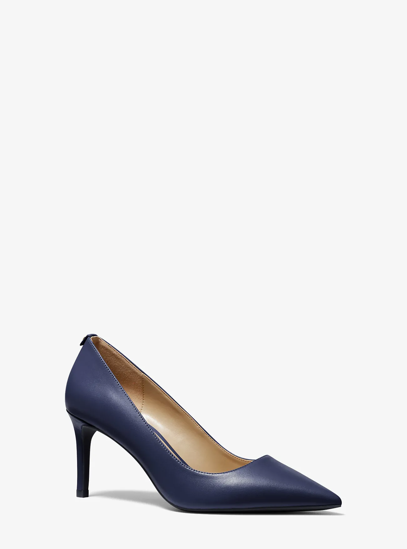 Michael Kors Pump Alina Flex van leer MARINEBLAUW New