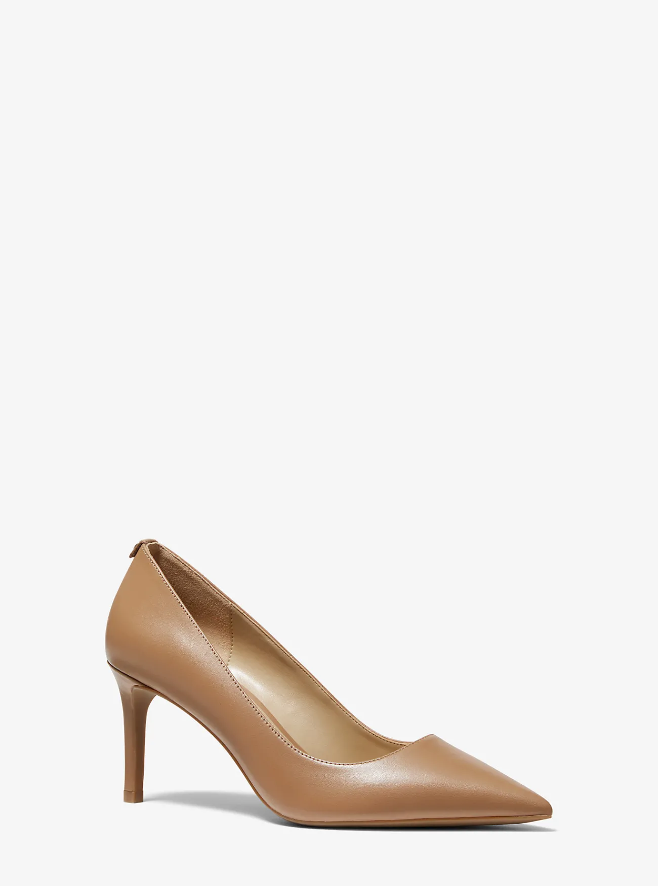 Michael Kors Pump Alina Flex van leer CASHEW Outlet