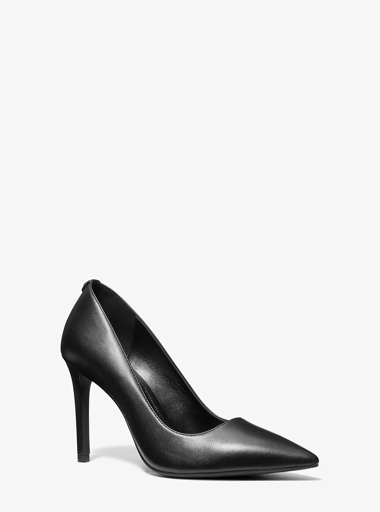 Michael Kors Pump Alina Flex van leer ZWART Clearance
