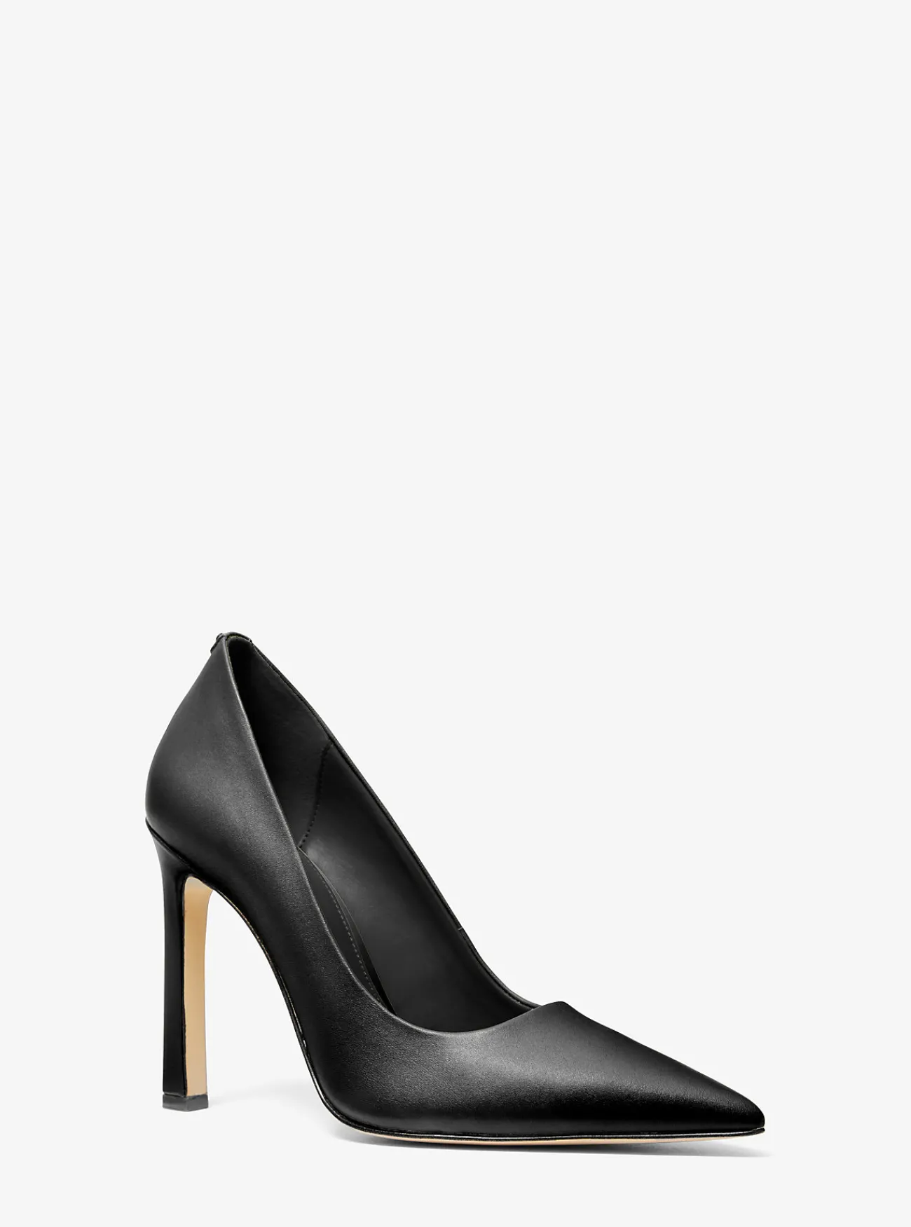 Michael Kors Pump Amara van leer ZWART Clearance