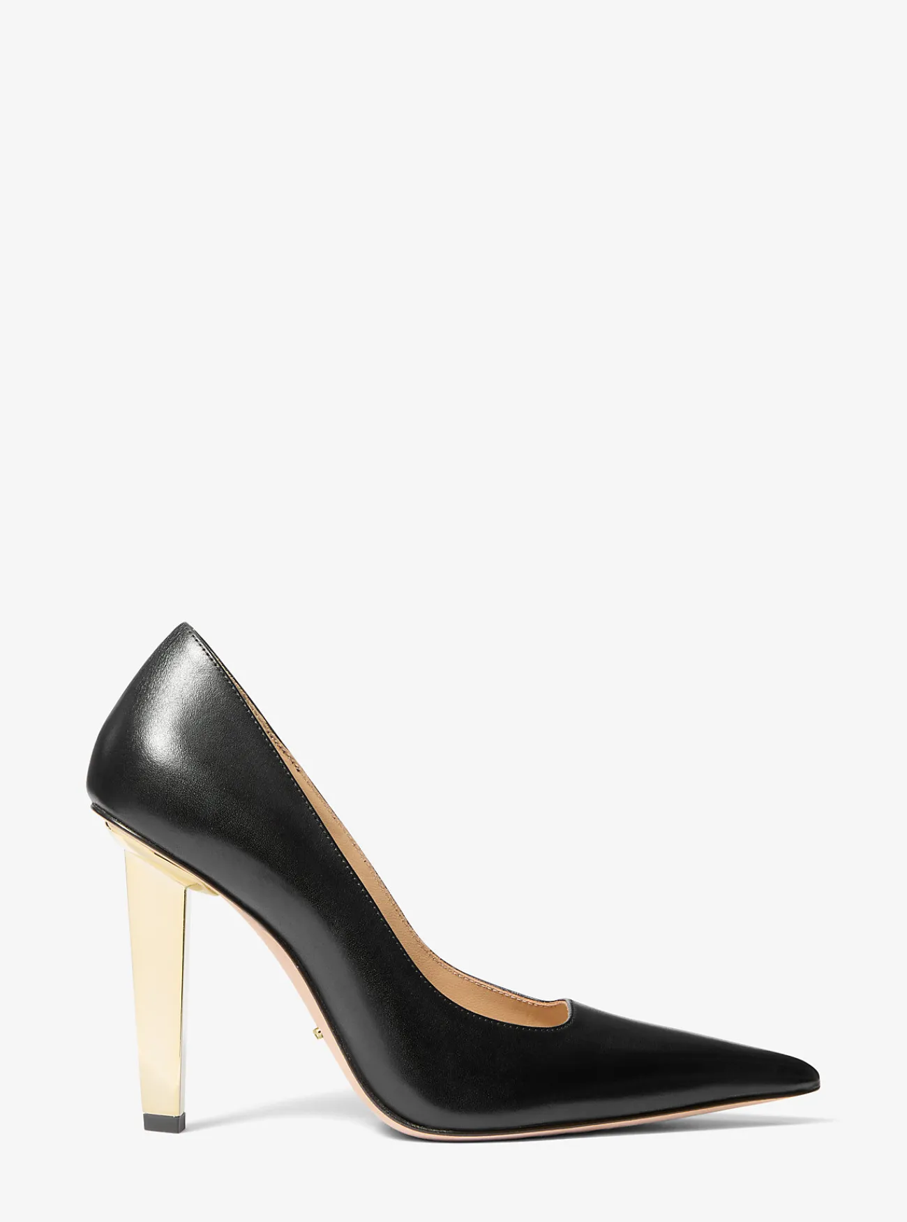 Michael Kors Pump Halle van leer ZWART Discount