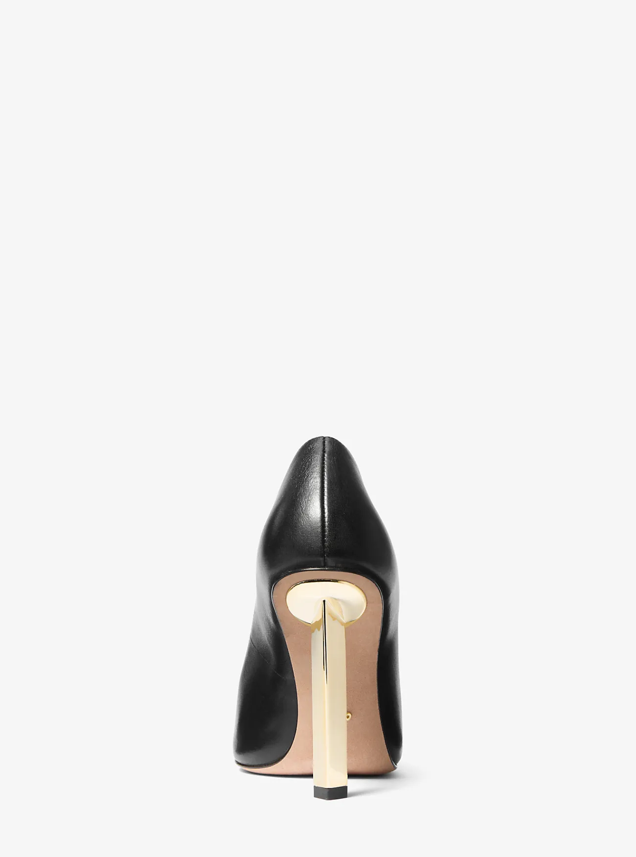 Michael Kors Pump Halle van leer ZWART Discount