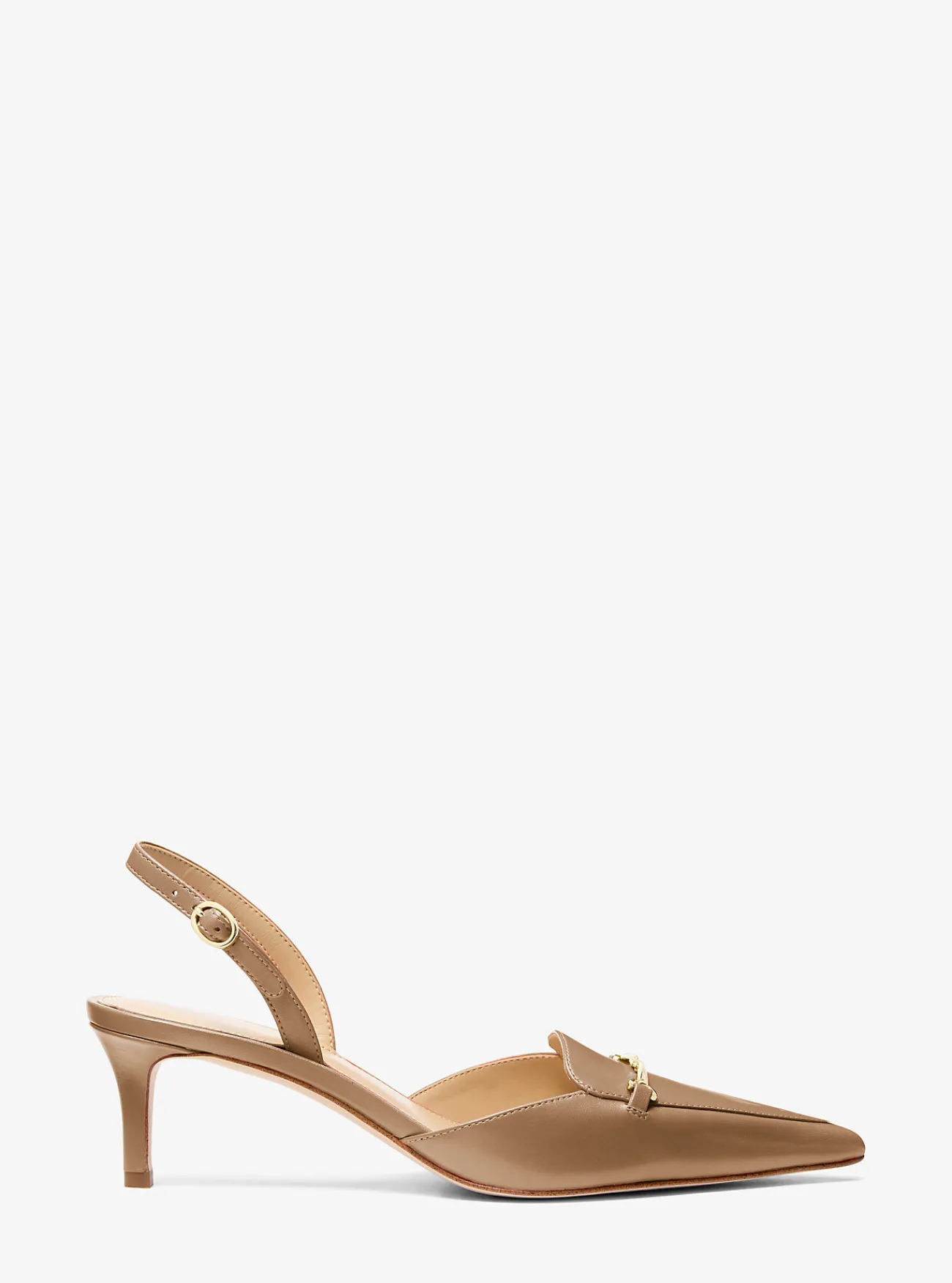 Michael Kors Pump Lena van leer met slingback KAF Sale