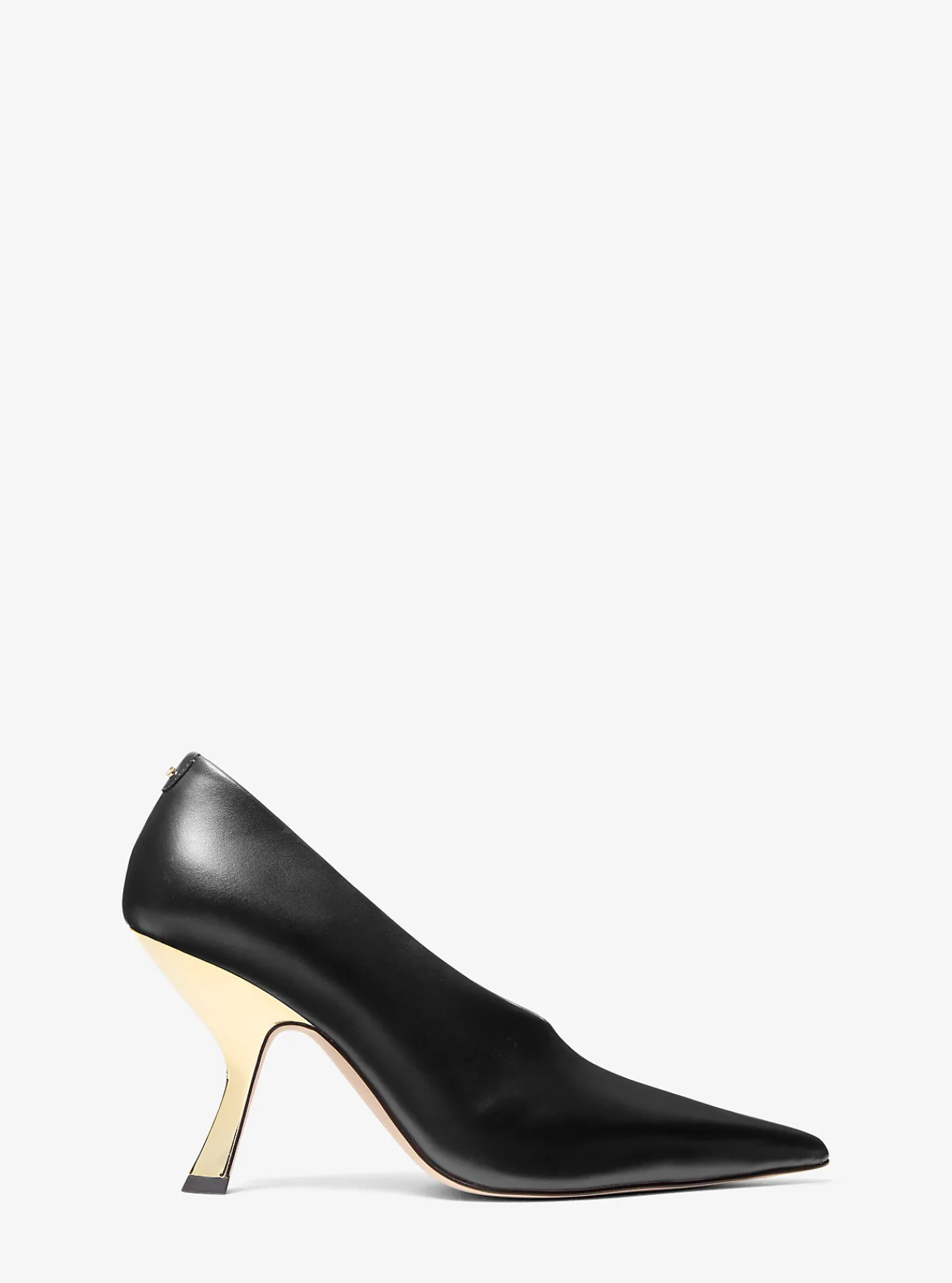 Michael Kors Pump Luna van leer ZWART New