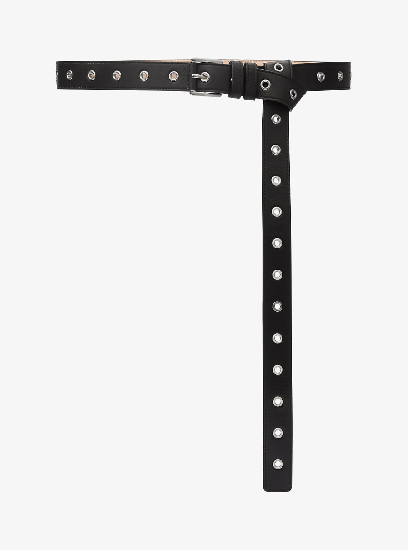 Michael Kors Riem Colby van leer met oogjes ZWART Hot