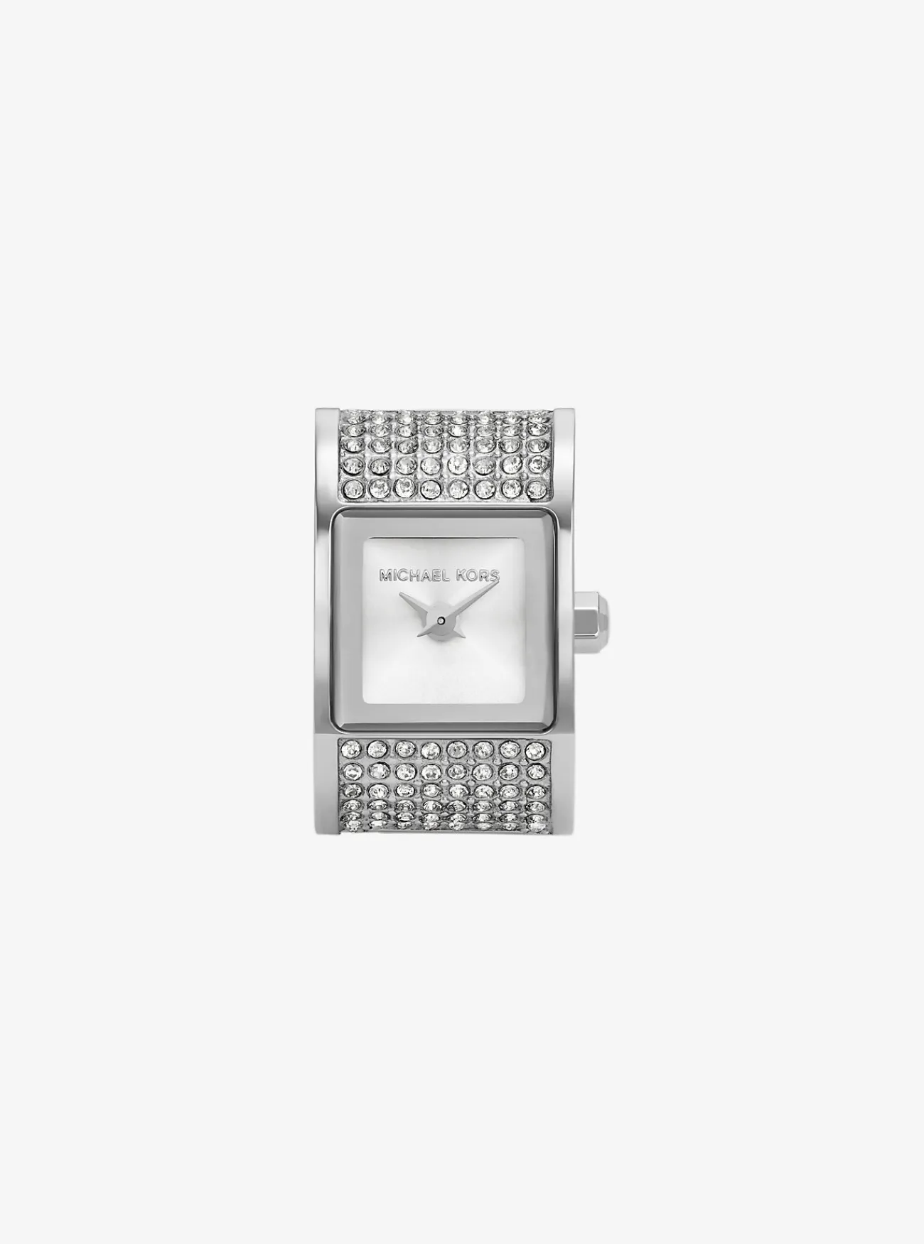 Michael Kors Ringhorloge Darrington met siersteentjes, kleurig ZILVER Clearance