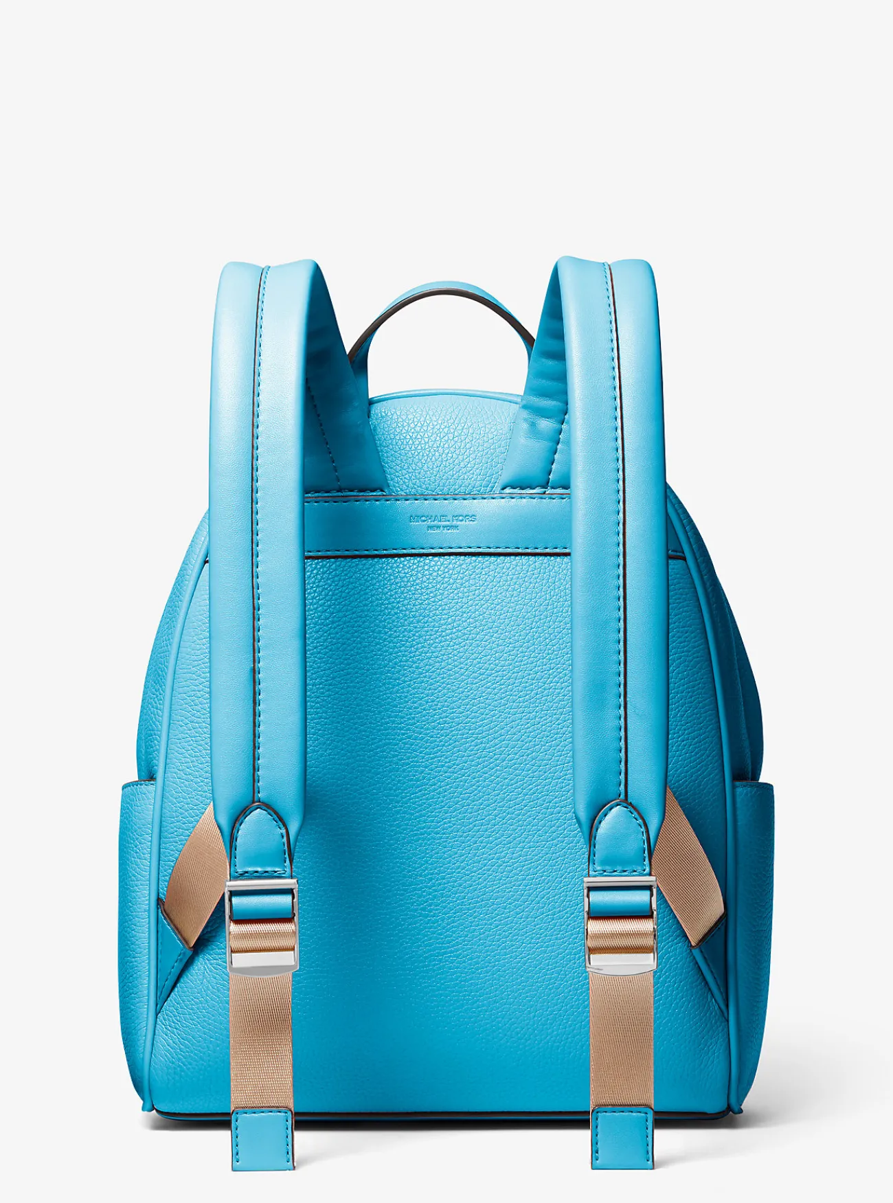 Michael Kors Rugzak Bex van getrommeld leer, middelgroot SANTORINIBLAUW New