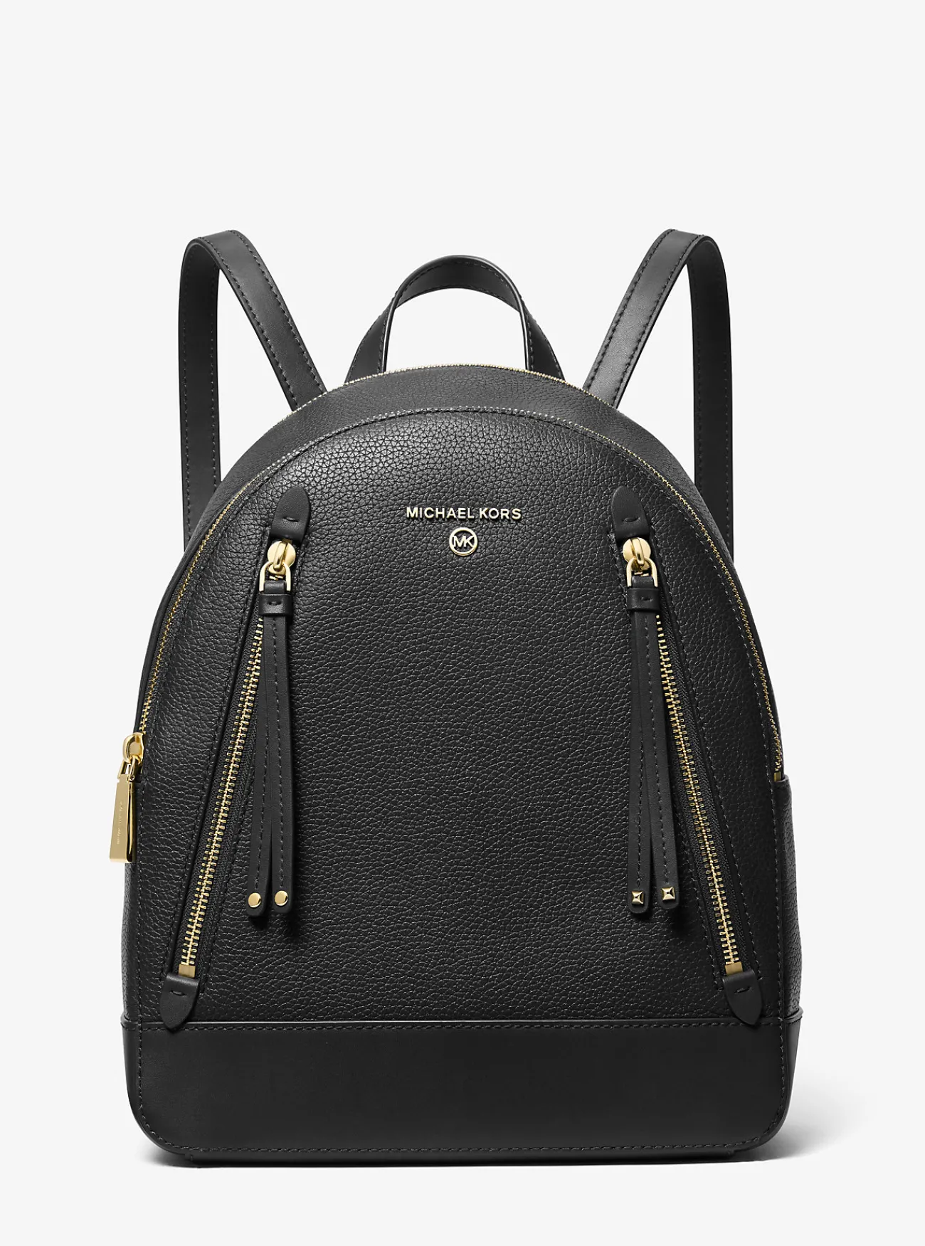 Michael Kors Rugzak Brooklyn van getrommeld leer, middelgroot ZWART Online