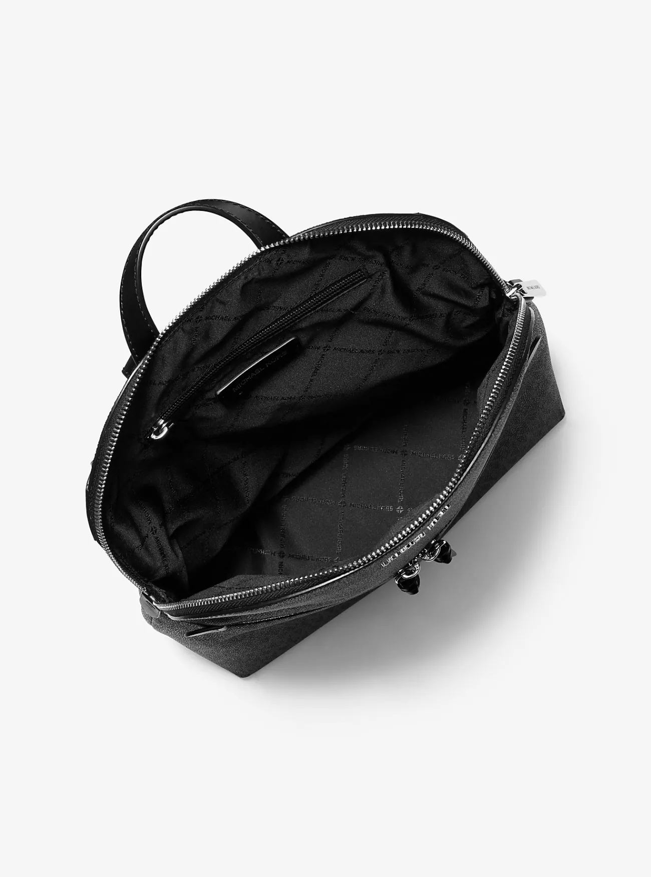 Michael Kors Rugzak Dallas met kenmerkend logo, middelgroot ZWART Clearance