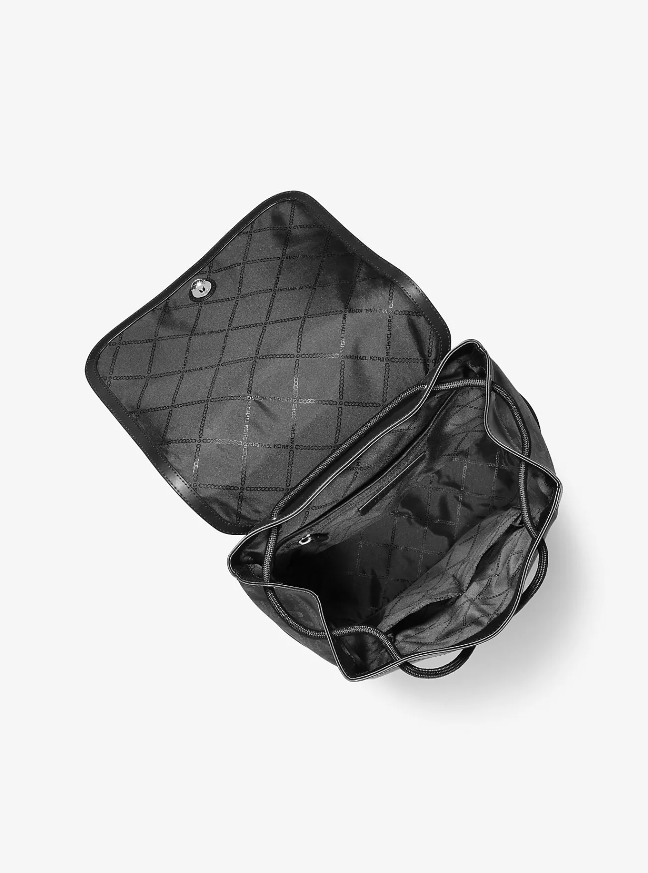 Michael Kors Rugzak Hudson met kenmerkend Empire-logo ZWART Best