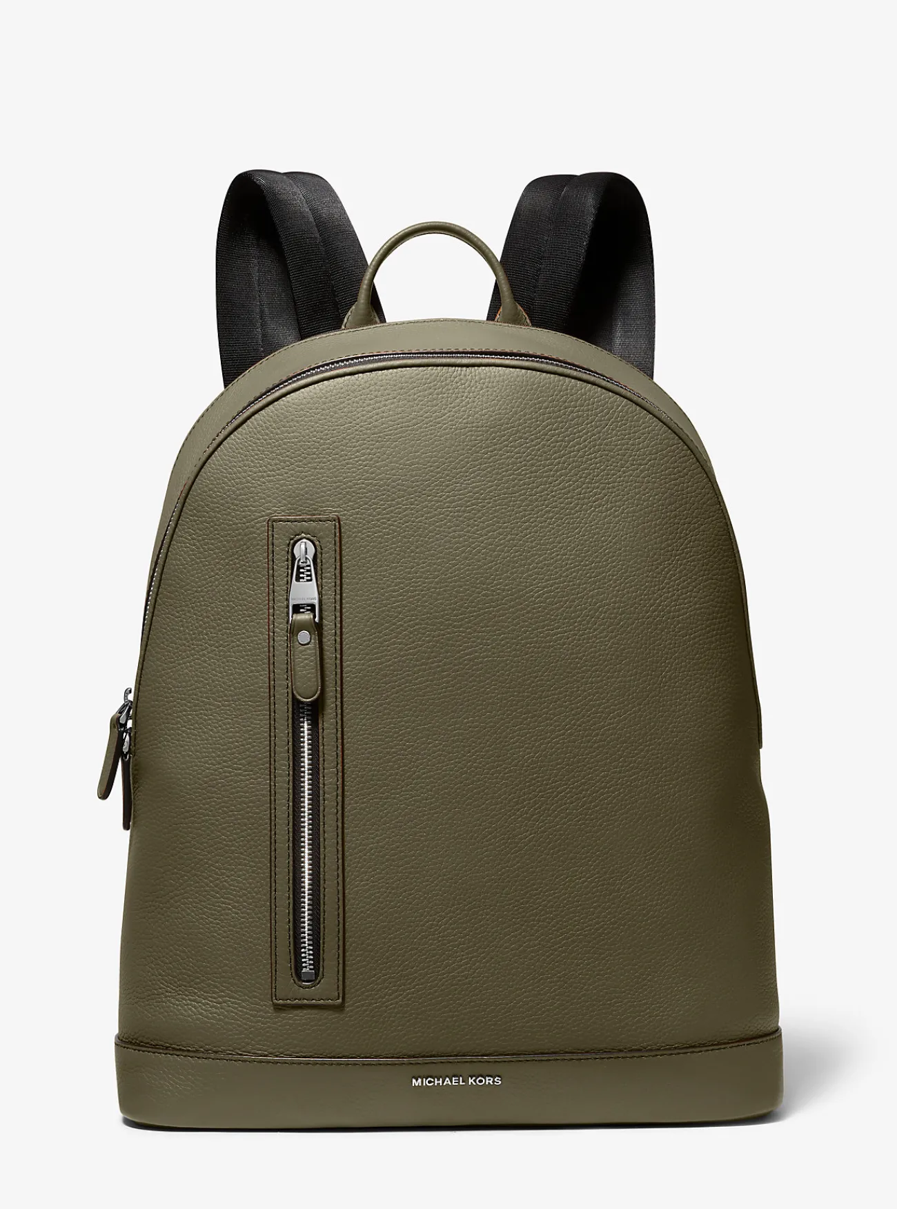 Michael Kors Rugzak Hudson van getrommeld leer met slanke vorm Discount