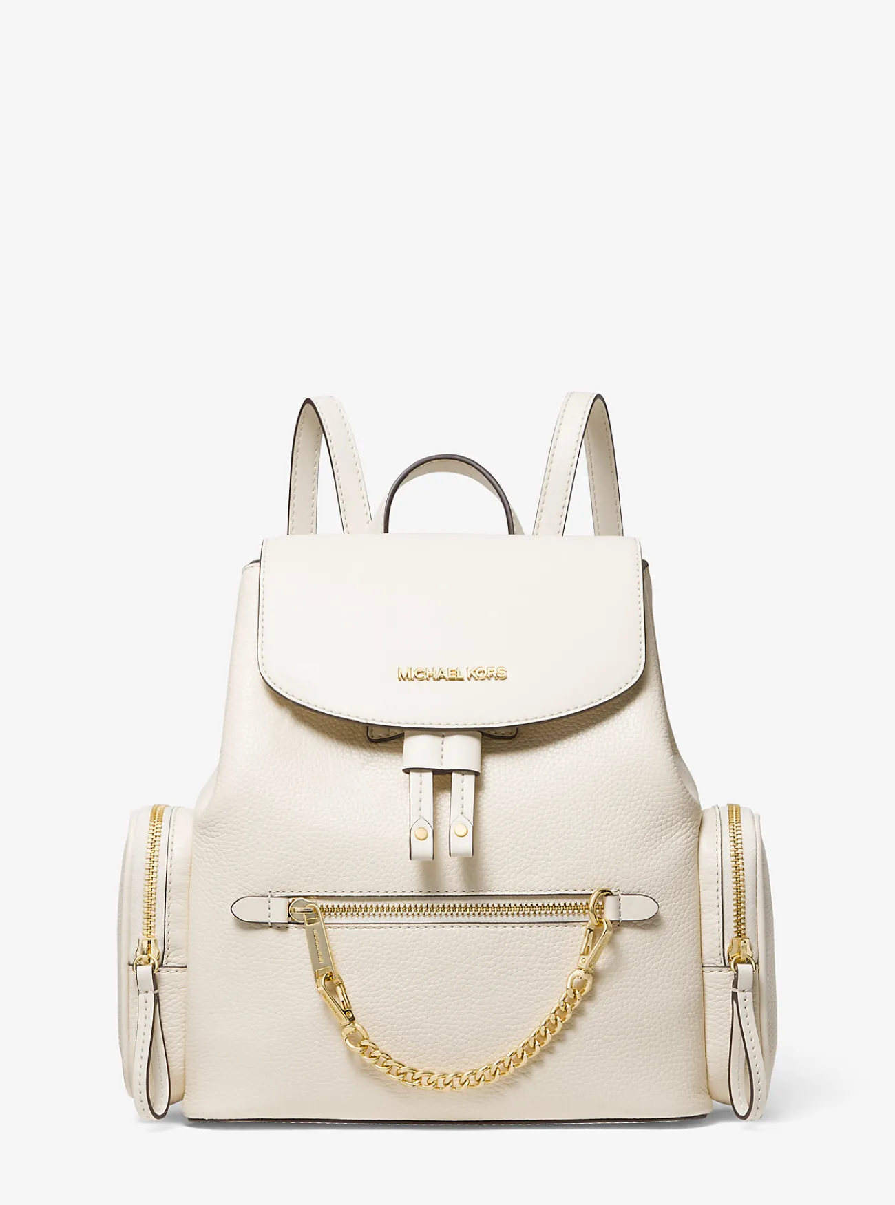 Michael Kors Rugzak Jet Set van getrommeld leer, middelgroot Fashion