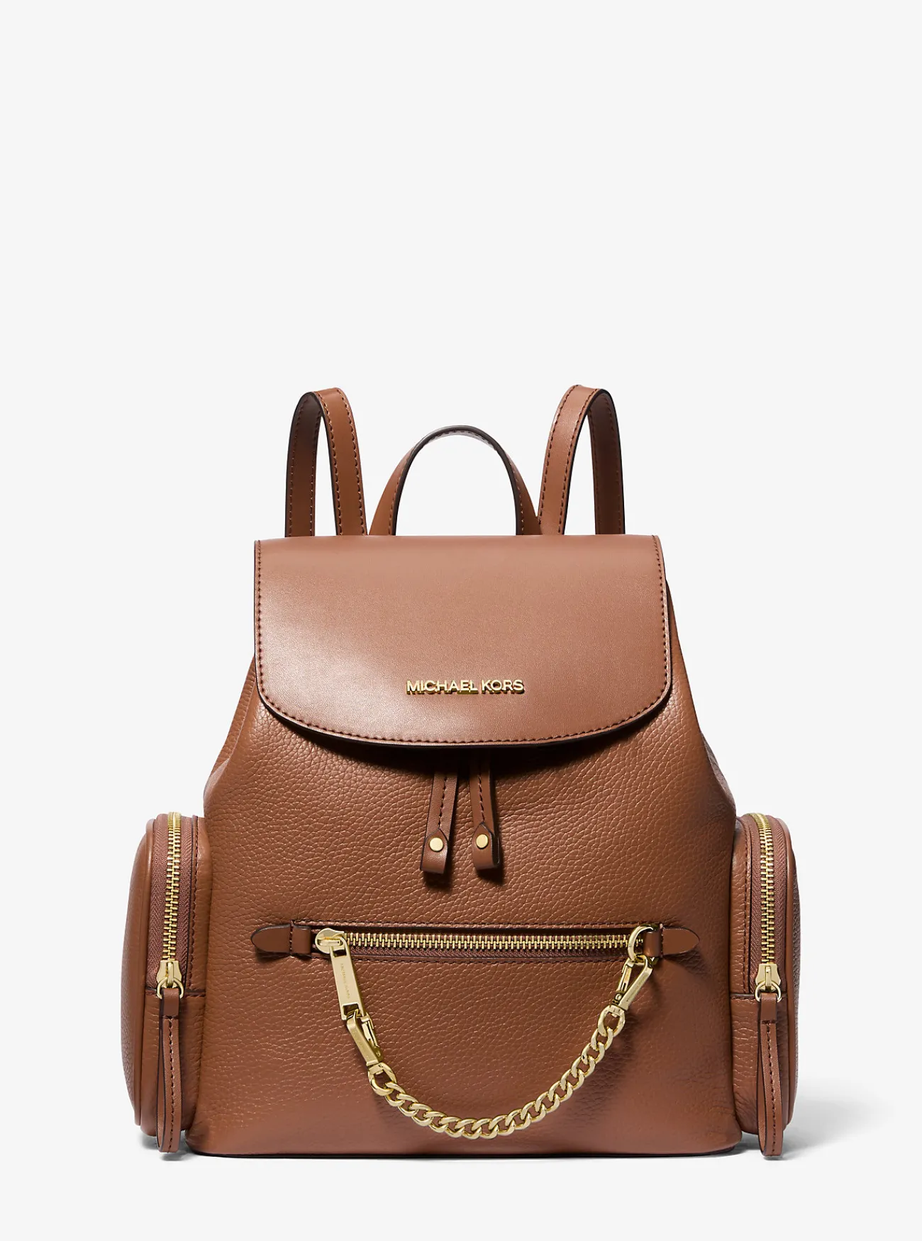 Michael Kors Rugzak Jet Set van getrommeld leer, middelgroot LUGGAGE Sale